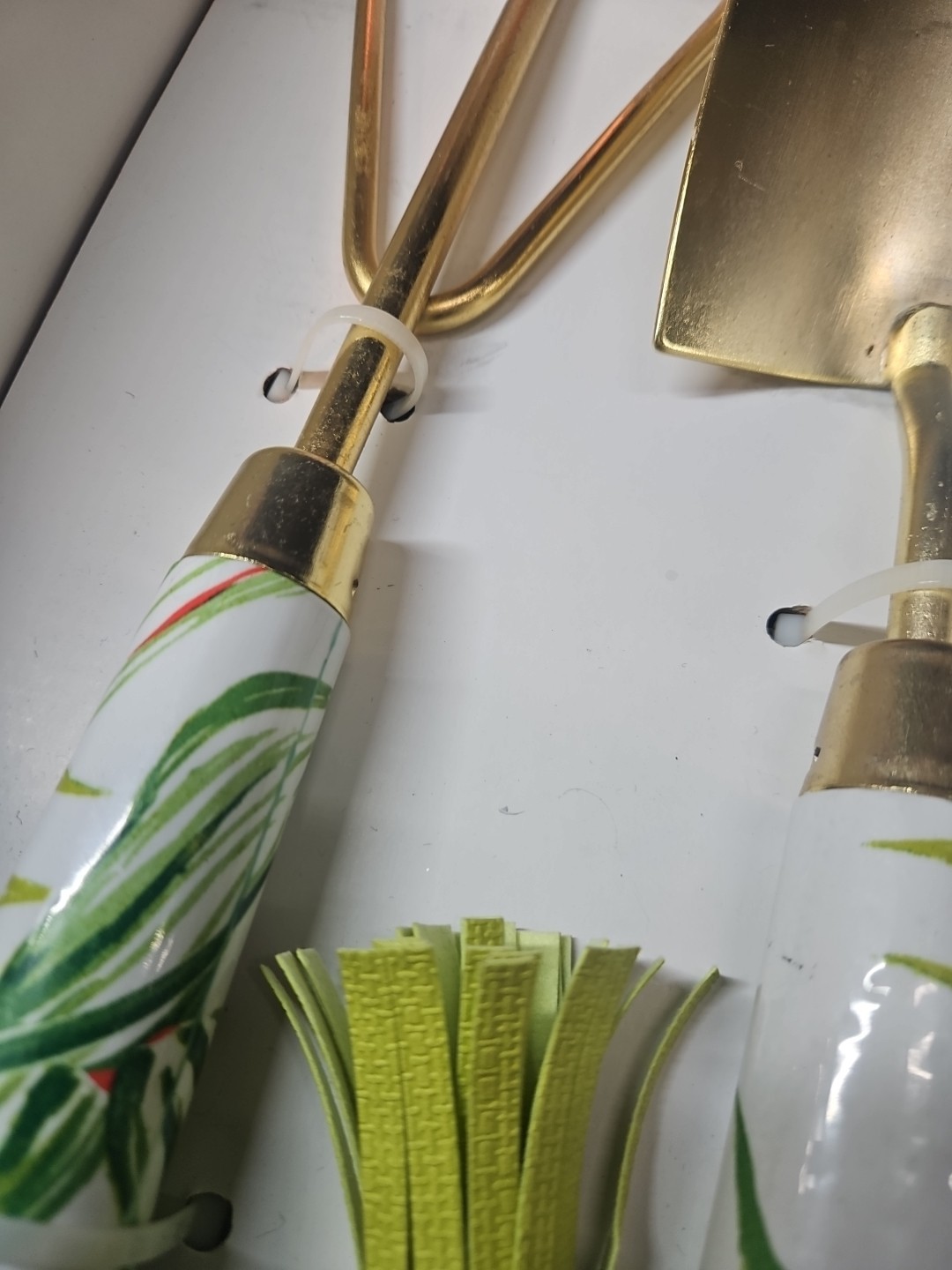 Opalhouse Target Garden Tools 2 Pc Set Fork Trowel flower Shovel Gold Gardening