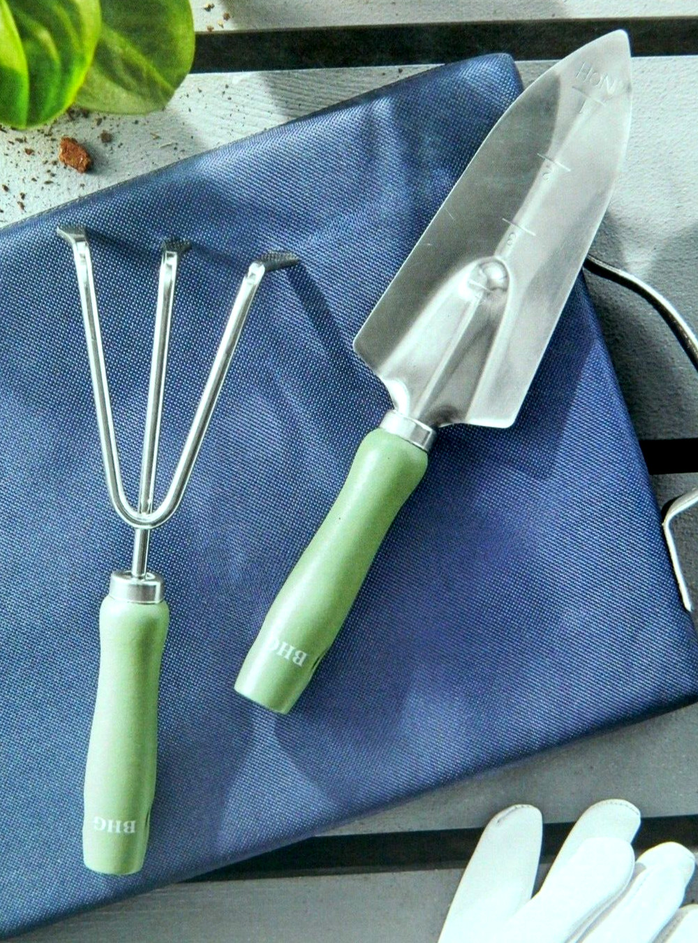 Better Homes & Garden Stainless Steel 2 Pc Garden Tool Set, Trowel & Cultivator