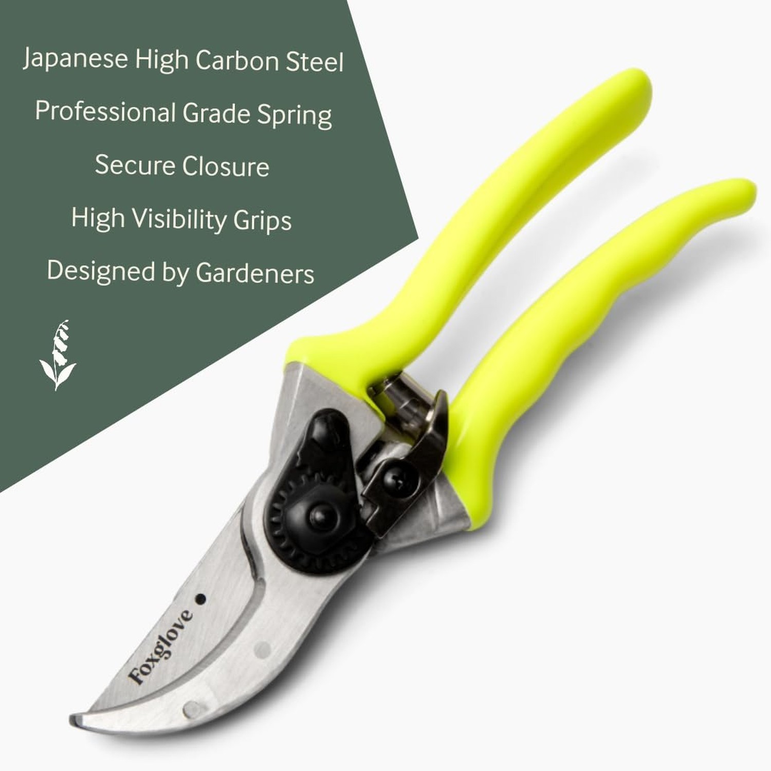 Foxglove Pruning Shears – Professional Garden Shears & Bypass Hand Pruners