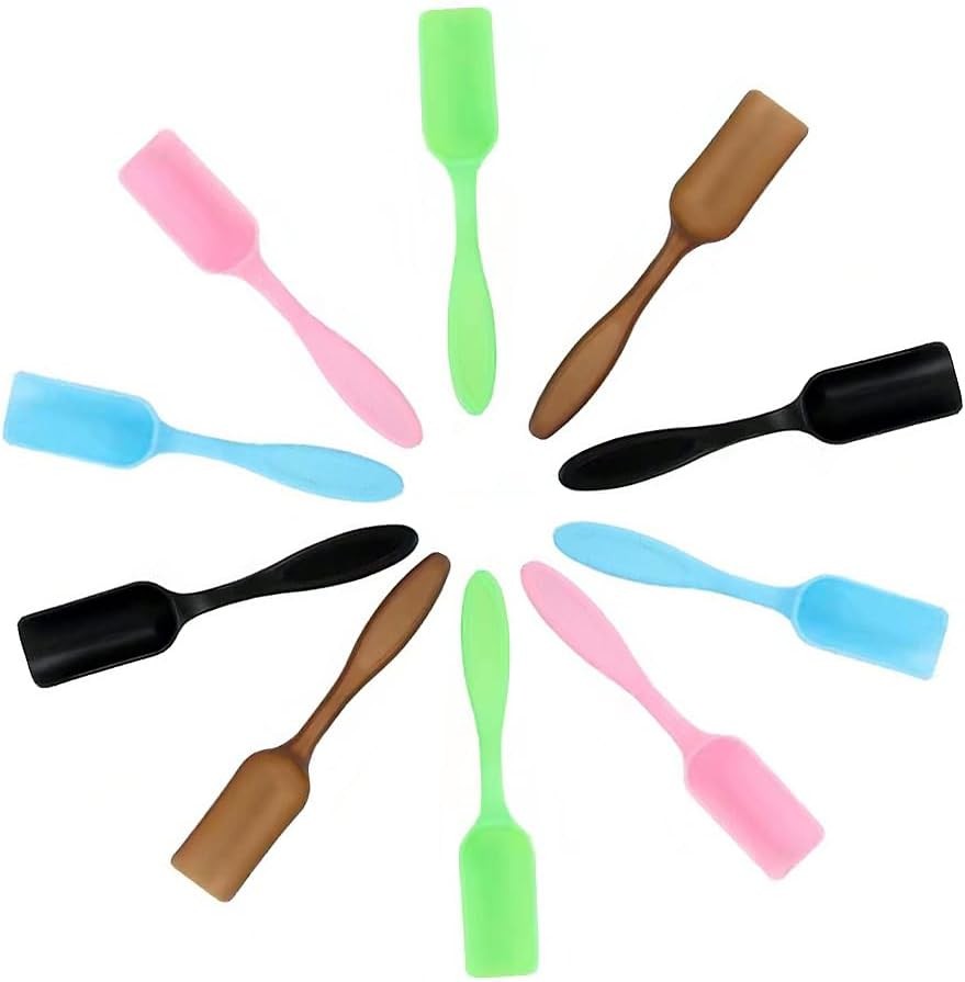 10Pcs Colorful Plastic Mini Gardening Shovel Spoons Soil Scoops, Succulent