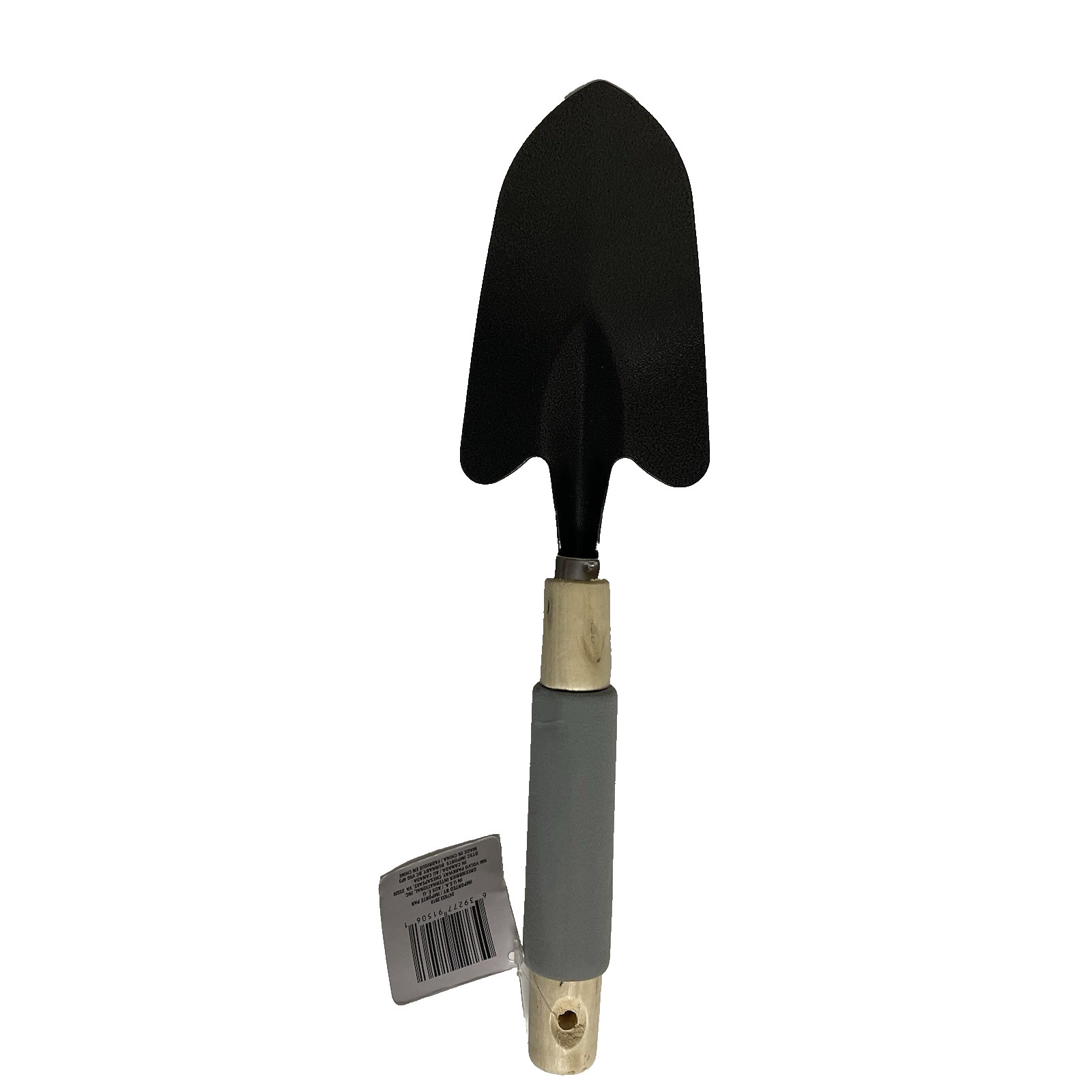 4 Piece Wood Handle Garden Tool Set Trowel Spade Transplanter Cutivator Rake
