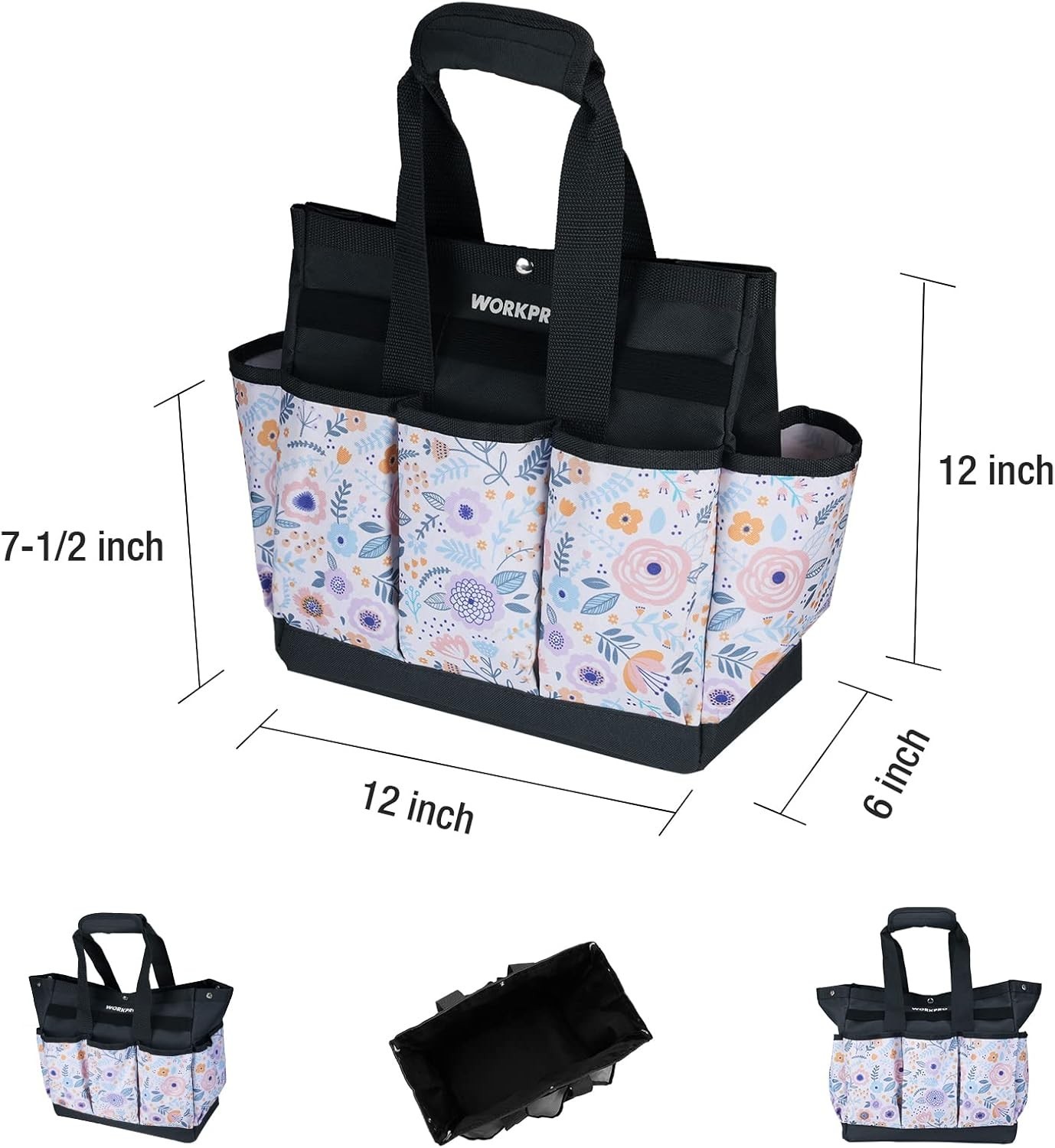 Multi-Functional 9-Pocket Gardening Bag – Durable Floral Tote for Home & Garden