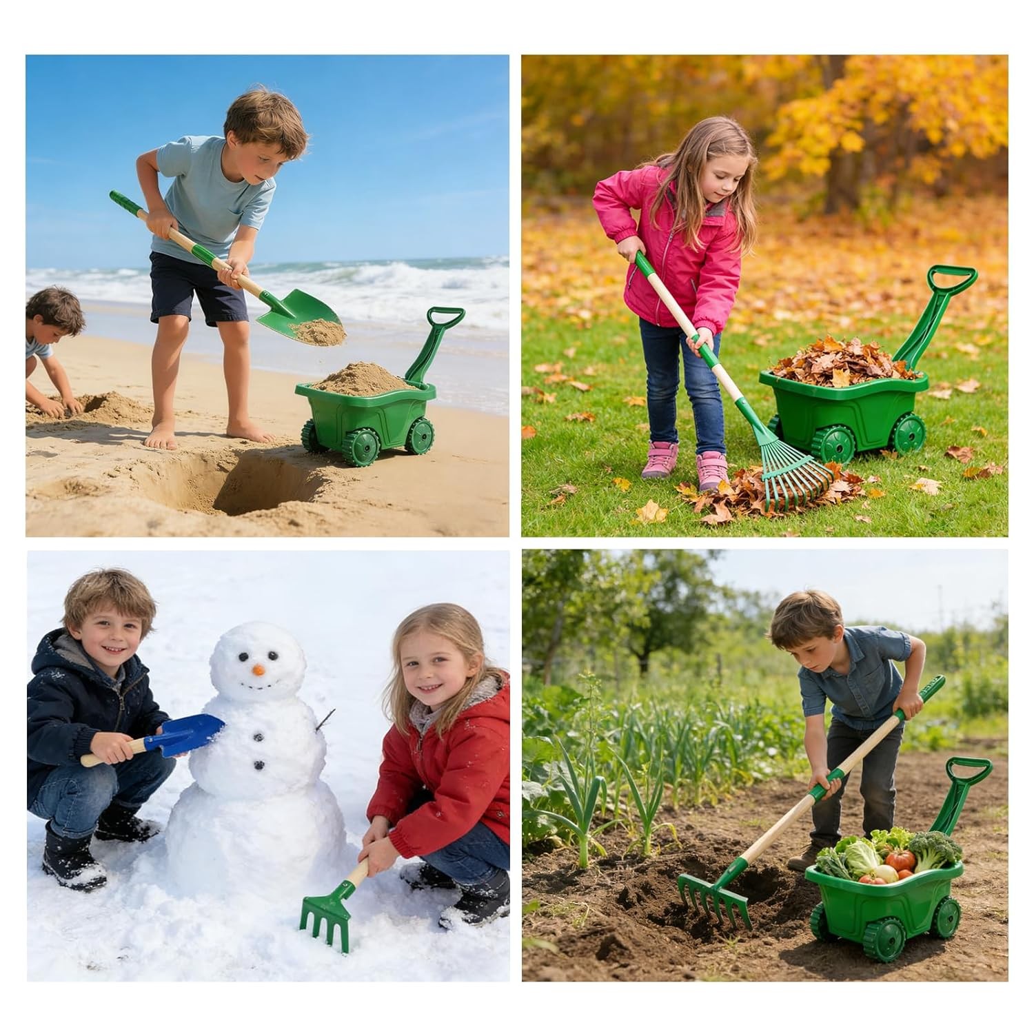 Kids Gardening Tools Set 10Pcs Gardening Kit for Kids Toy Gardening Equipment