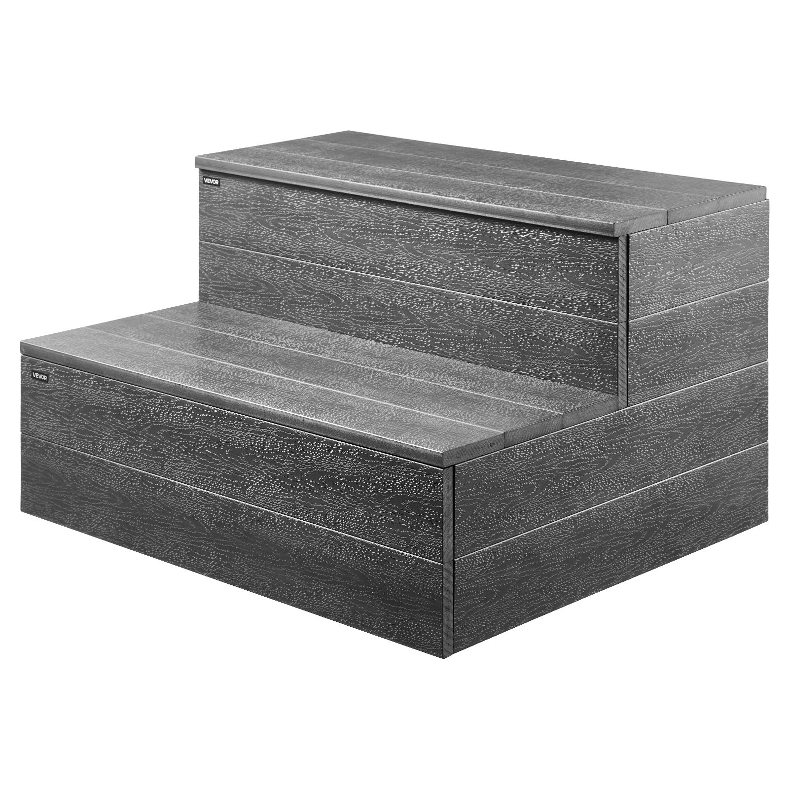 Hot Tub Steps, 2-Step Spa Outdoor Stairs, Heavy Duty 25 inch Wide HIPS Above-Gro