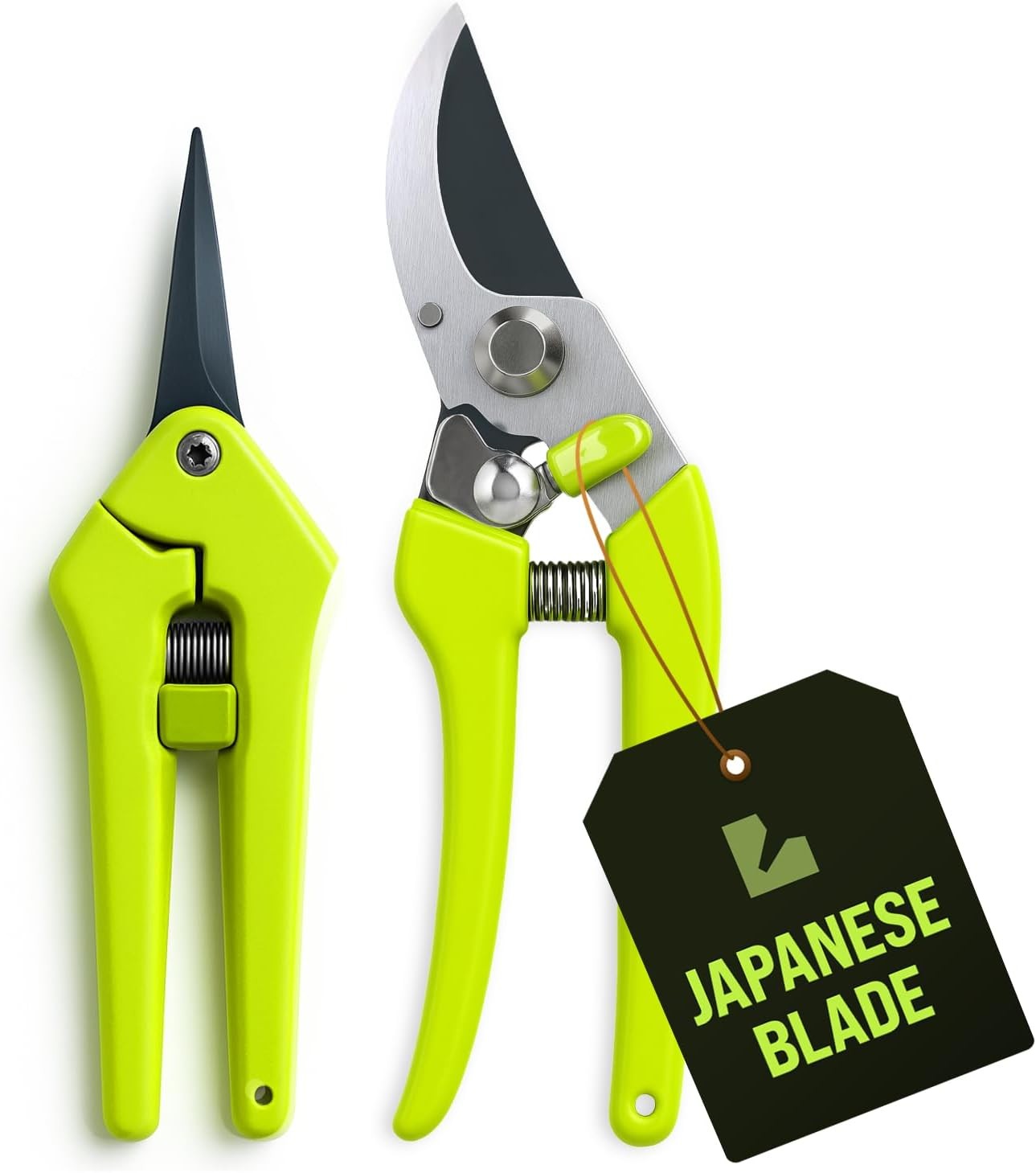 Stainless Steel Gardening Scissors, 2-Pack Pruning Tools