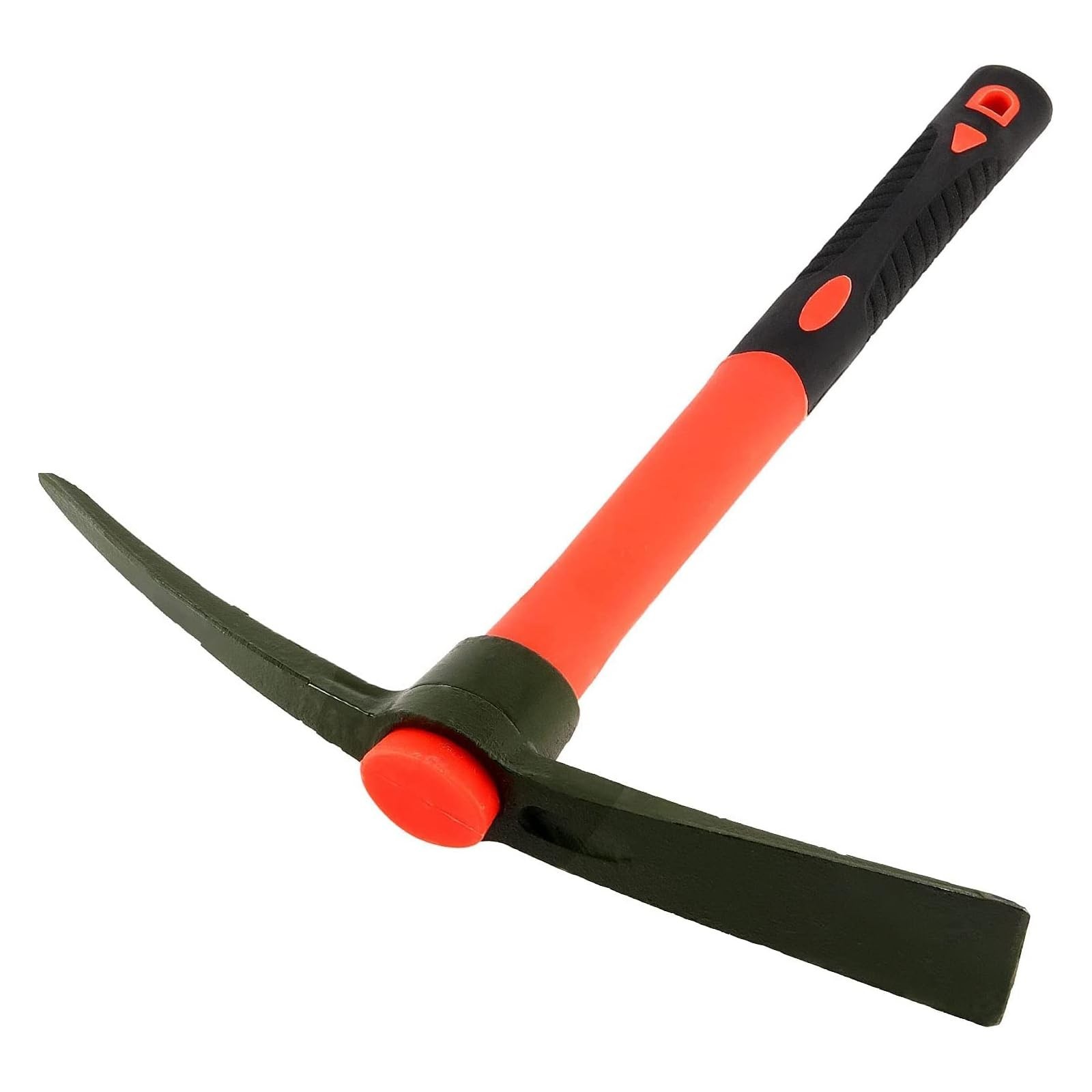 15 Inch Pick Mattock Hoe, Forged Steel Weeding Pick Axe with Fiberglass Long …