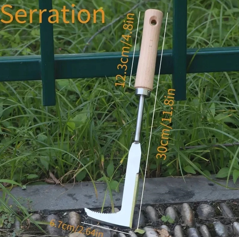 1pc Heavy-Duty Carbon Steel Hand Shovel Ergonomic Weeding Tool for Gardens – NEW
