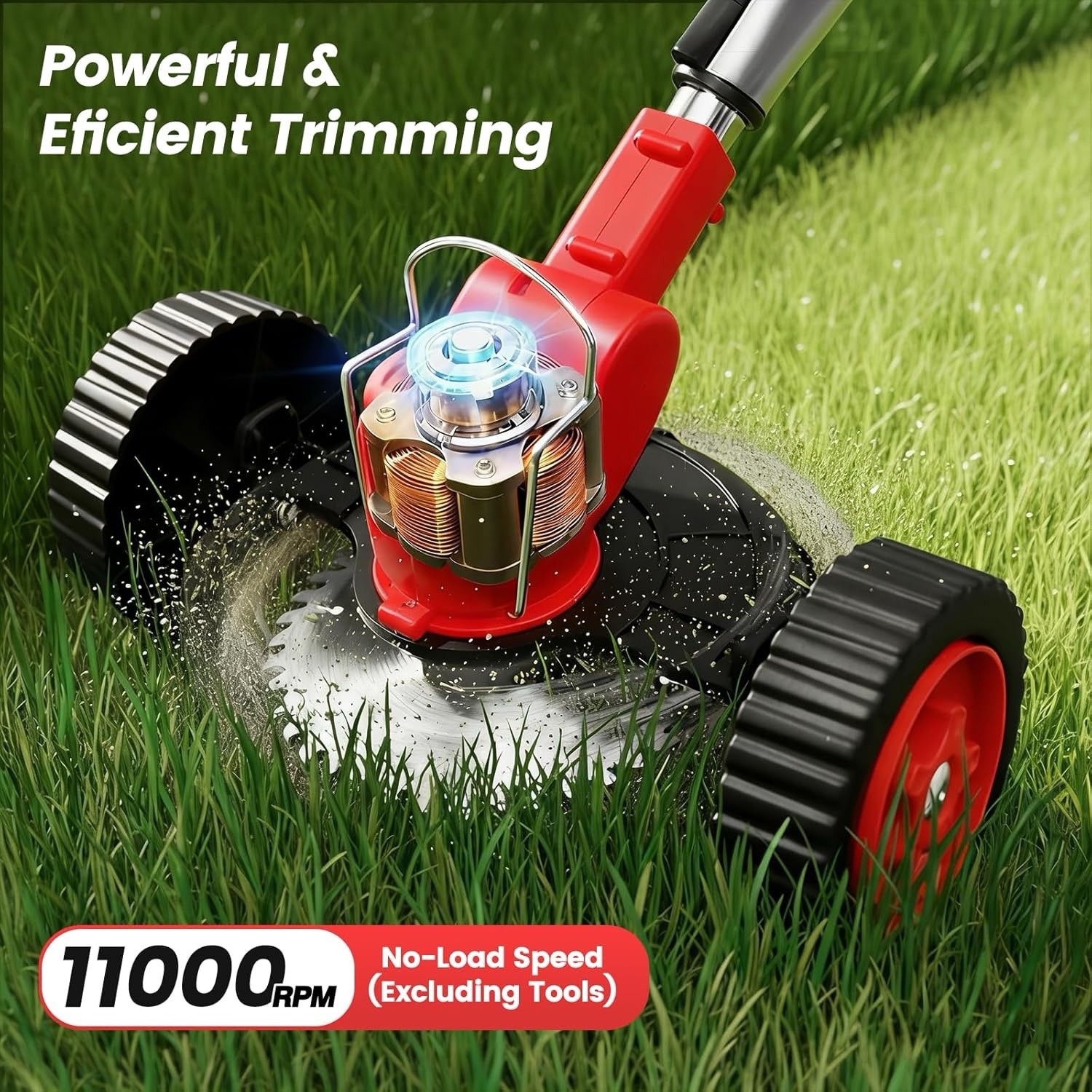 ALSO GO 24V Electric Weed Wacker, Cordless Grass Trimmer, 3 in 1 Weed Trimmer…