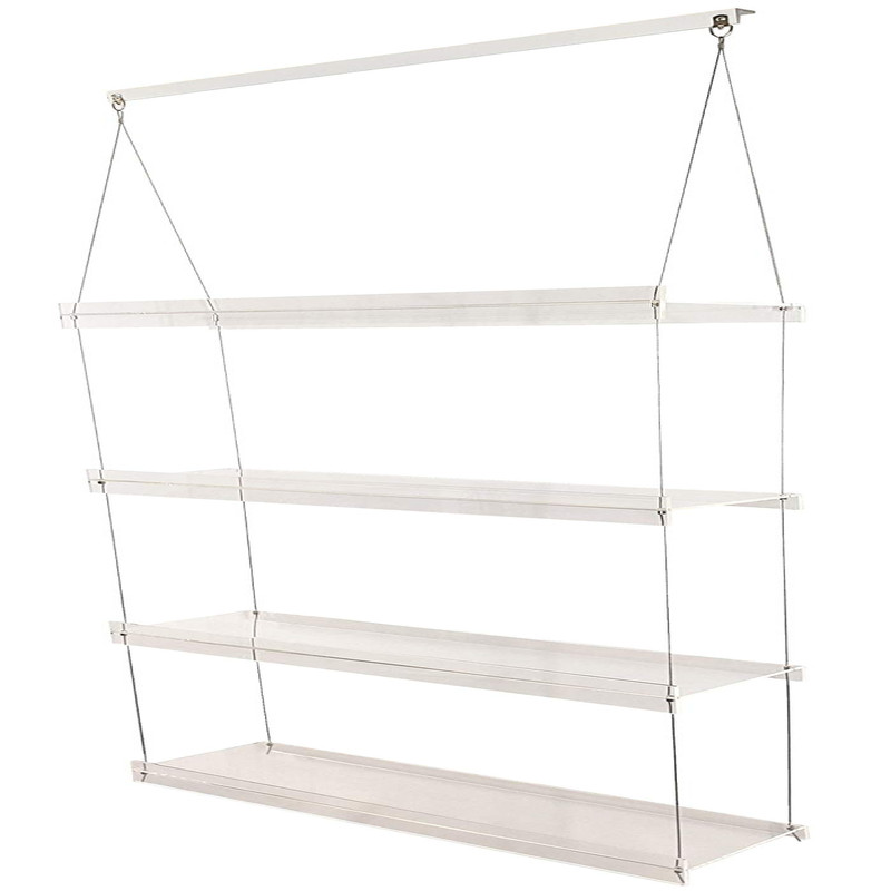 Supremetech Hanging Acrylic Shelves For Windows 16 Wide 4 Shelves – 55 Tall