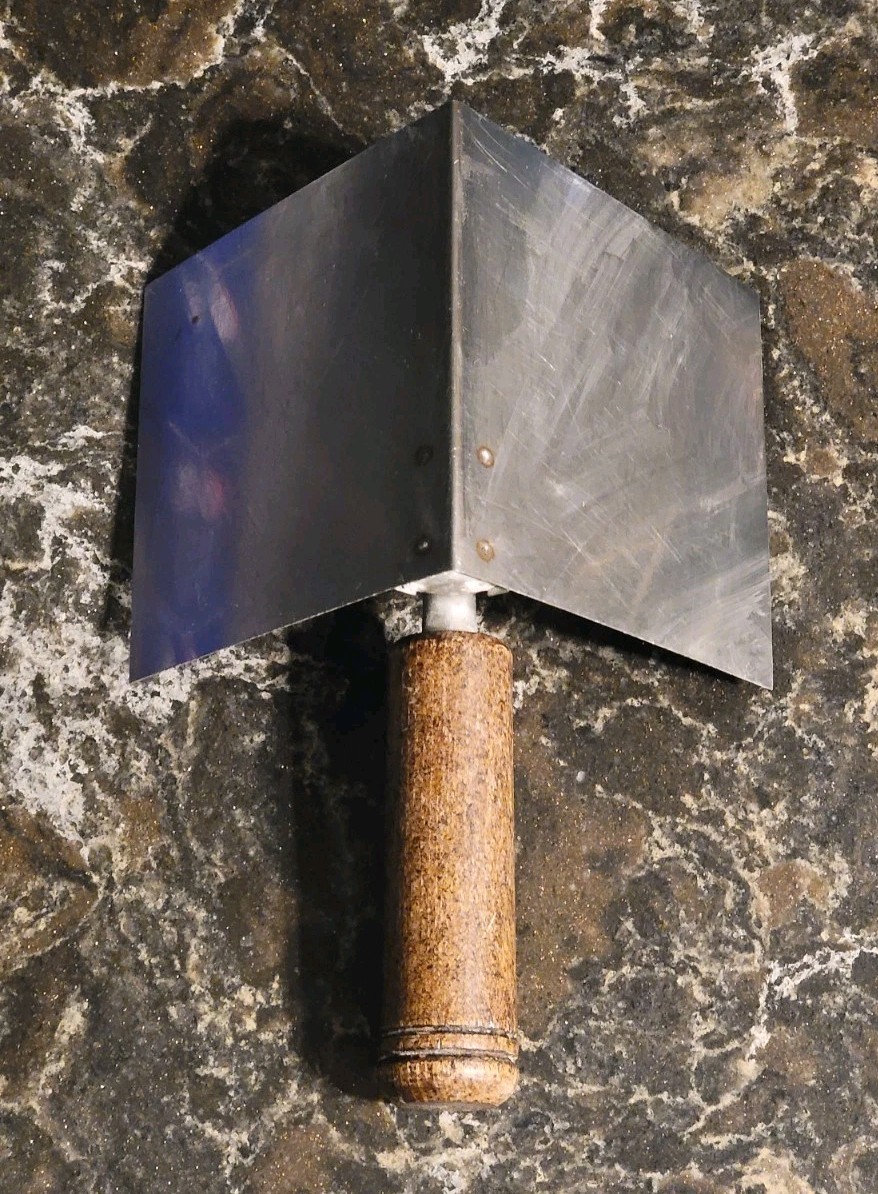 Vintage Craftsman Wood Handle Corner Trowel 9-65898 Very Nice Shape