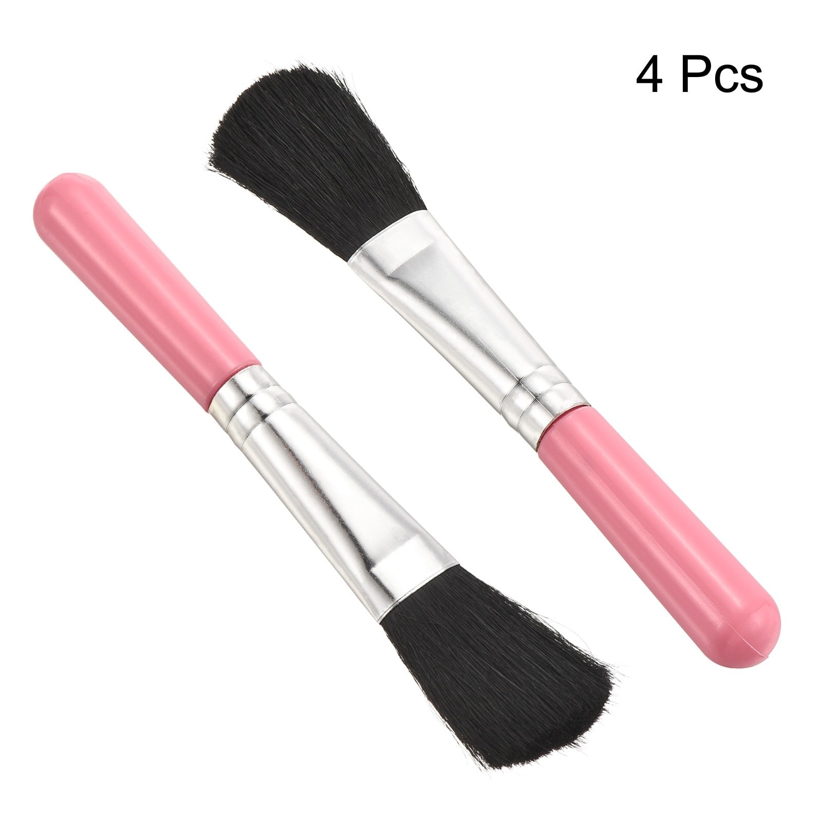Succulent Cleaning Brush 4Pack 125mm Black Plant Brush for Garden Pink