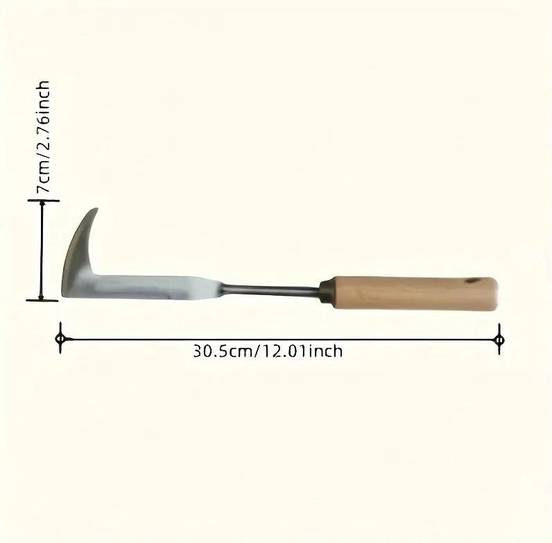 1pc Heavy-Duty Carbon Steel Hand Shovel Ergonomic Weeding Tool for Gardens – NEW
