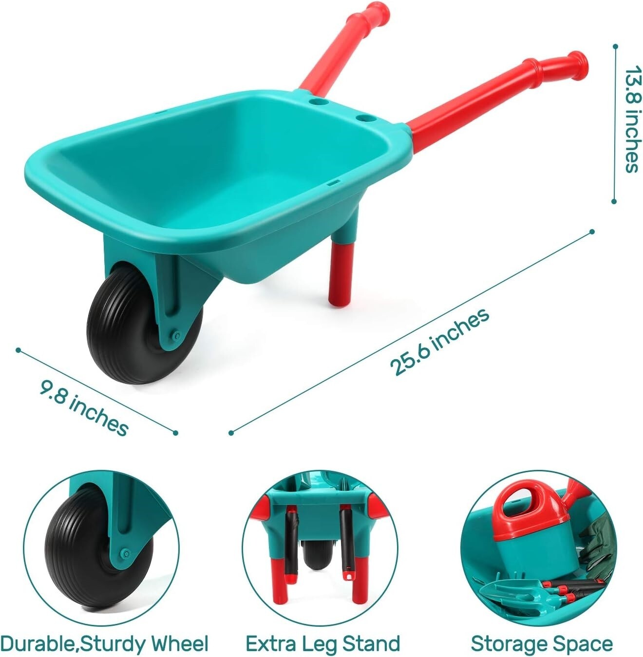 Qtioucp 9 Pcs Kids Gardening Tools Outdoor Toys Set Backyard Play With Apron, US