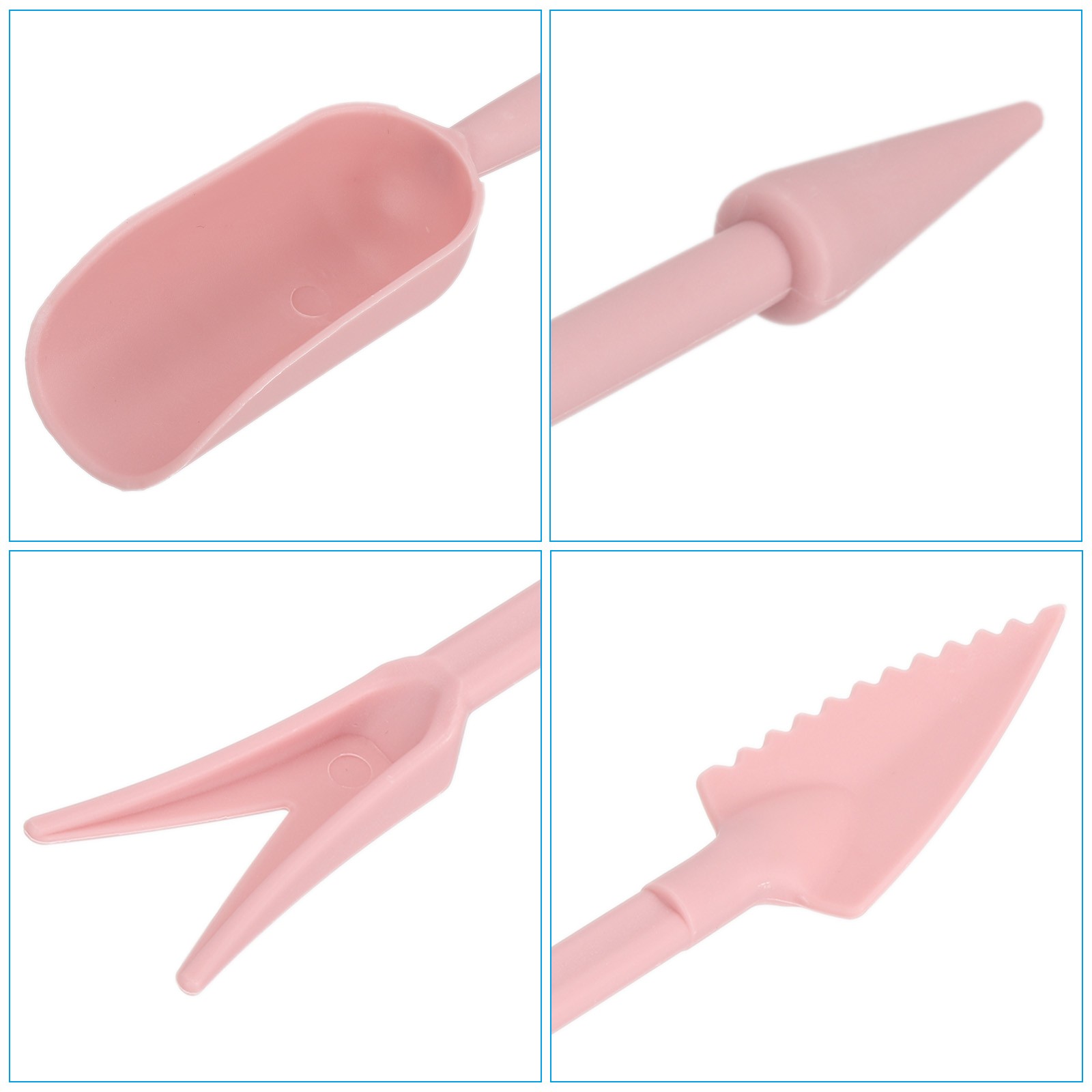 2pcs Mini Garden Hand Succulent Transplanting Tools Planting Tools, Pink