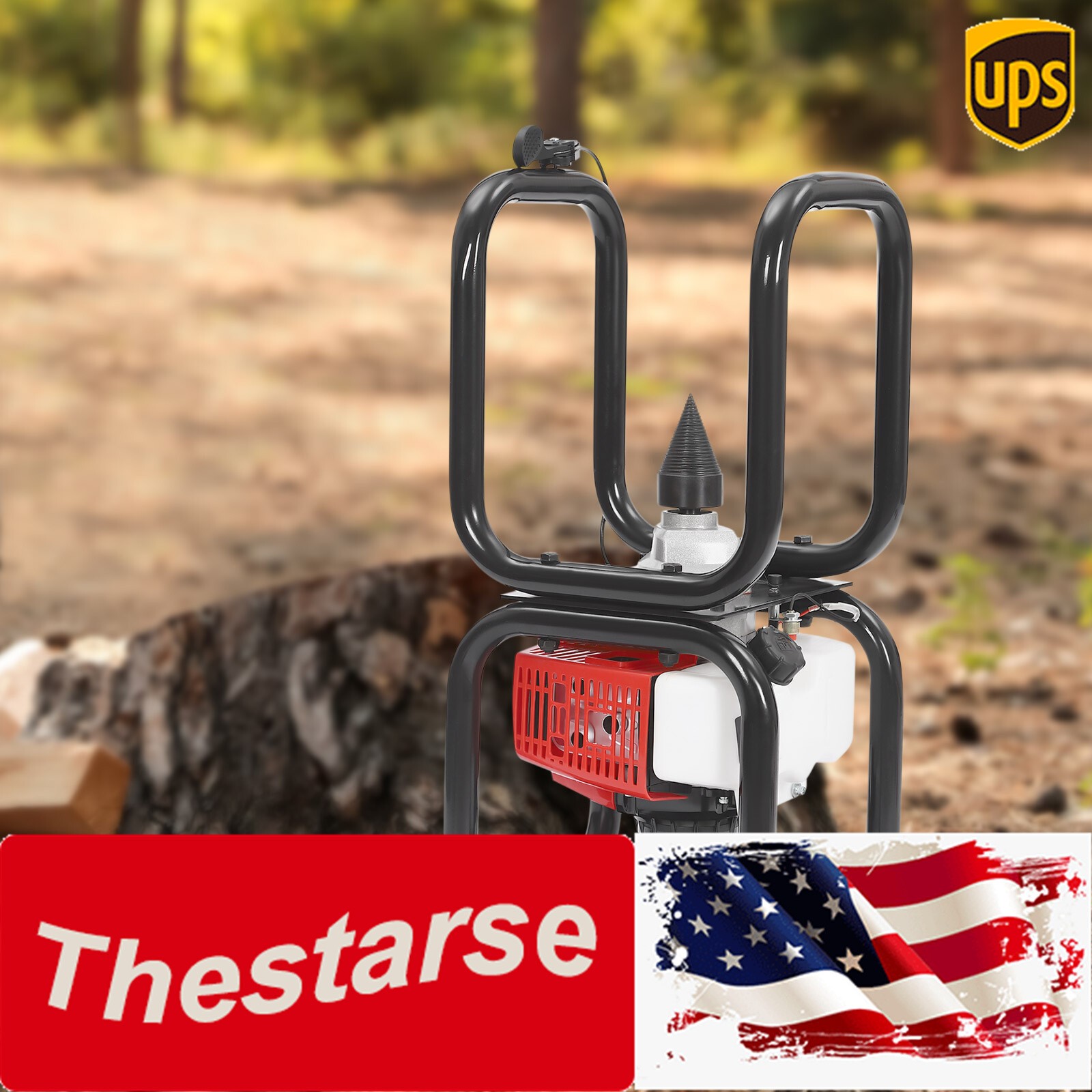 2-Stroke 64CC 2.5 KW Wood Splitter Gas Powered Gasoline Wood Splitter