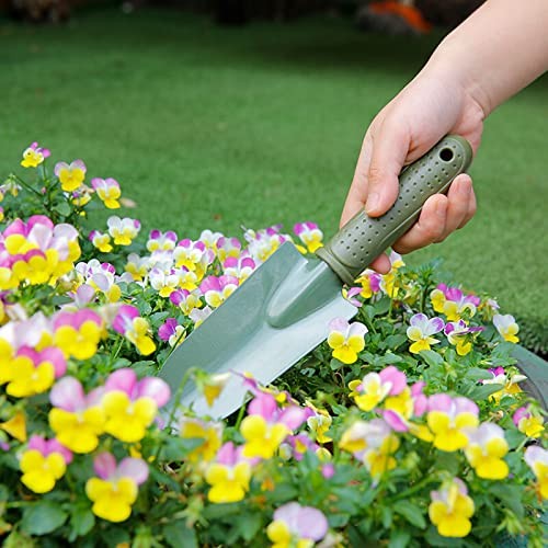 Garden Tool Shovel for Digging Gardening Trowel for Lawn Planting Alloy Spade…