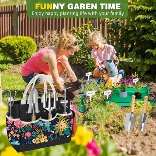 22Pcs Gardening Tools Set for Women Heavy Duty Garden Hand Tool Kit Garden Gifts