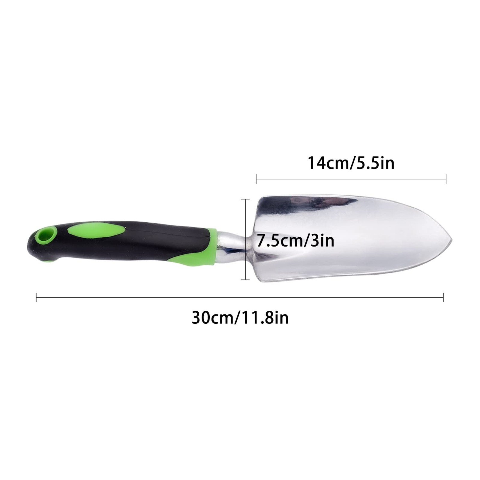 Garden Trowel & Hand Wide Shovel Pointed with Soft Rubberized Non-Slip Ergono…