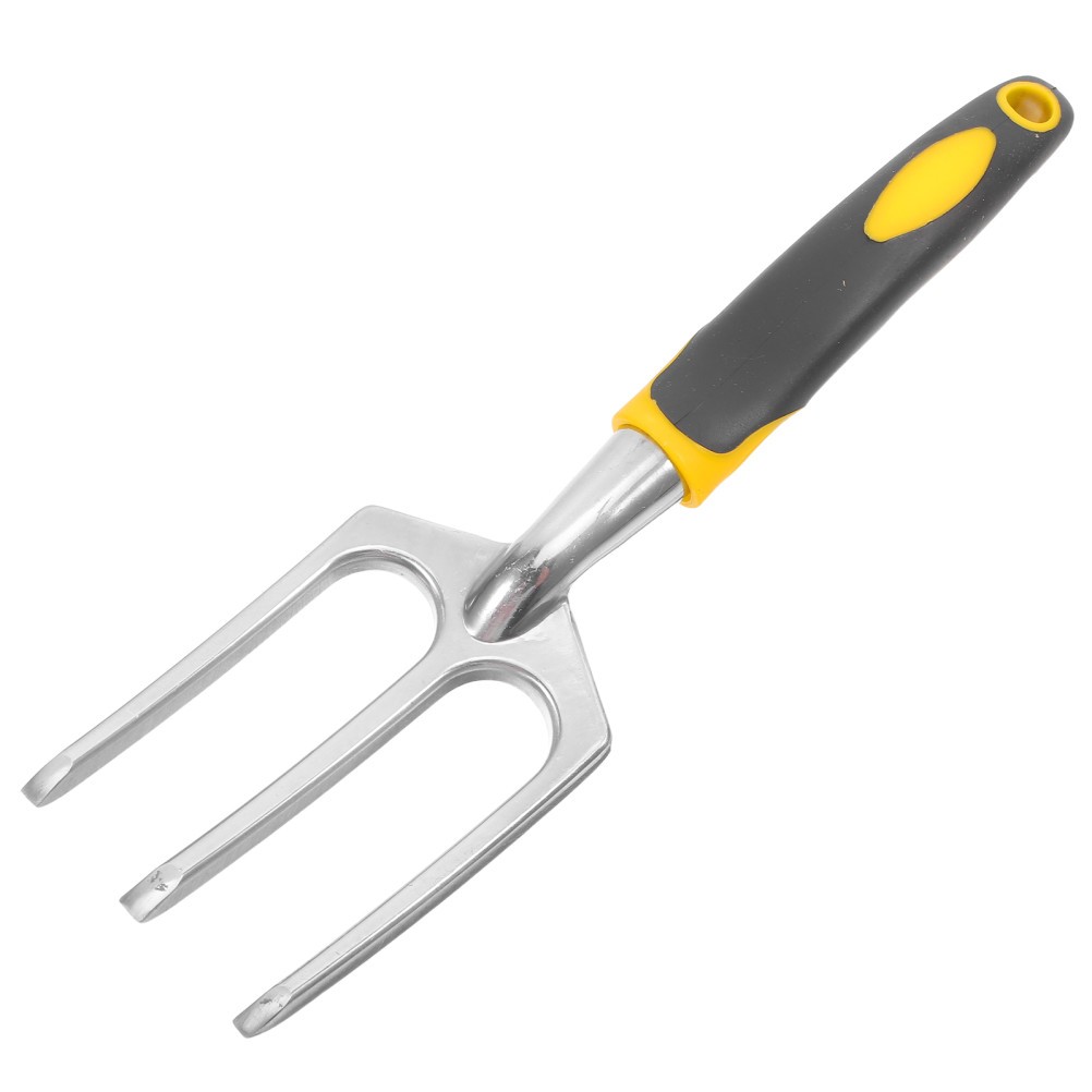 Garden Weeding Tool Sturdy Cultivator Hand Rake Border Digging Fork