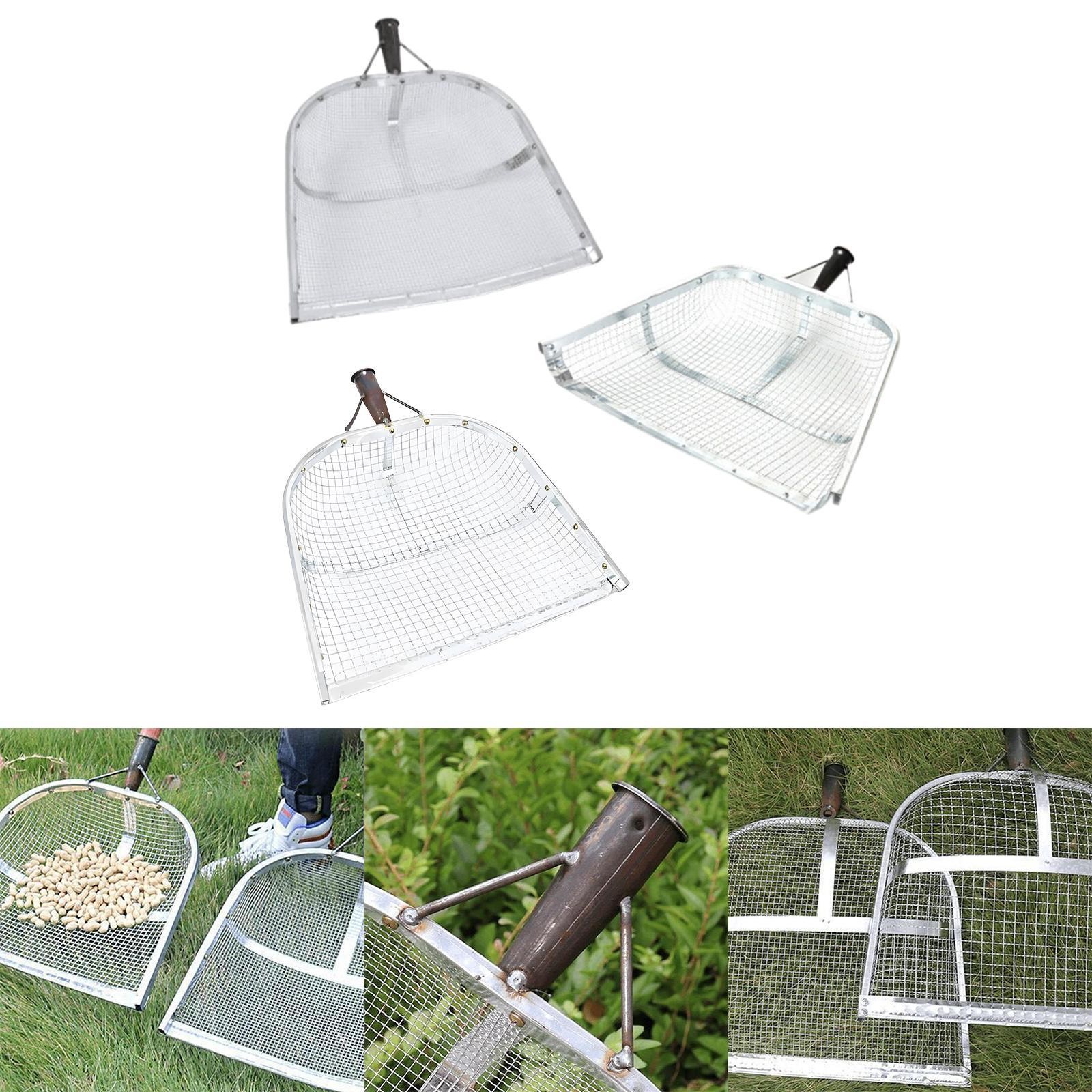 Sieve Shovel Dustpan Multiuse Handheld for Chicken Coop Compost Peanut
