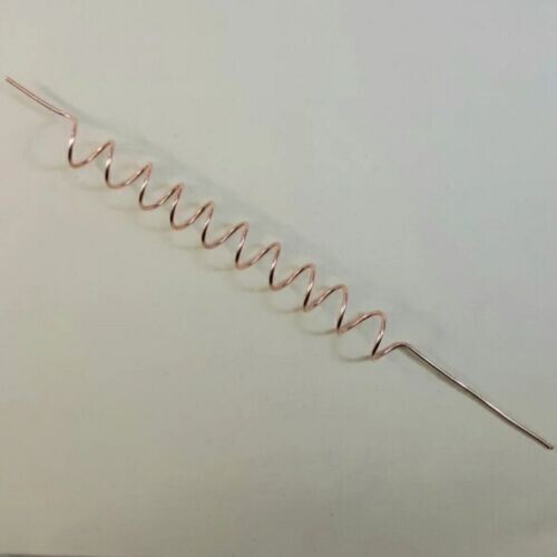 ElectroCulture Copper Spiral Antenna 16 Gg Tight Induct Coil Garden Tool 5pc Lot