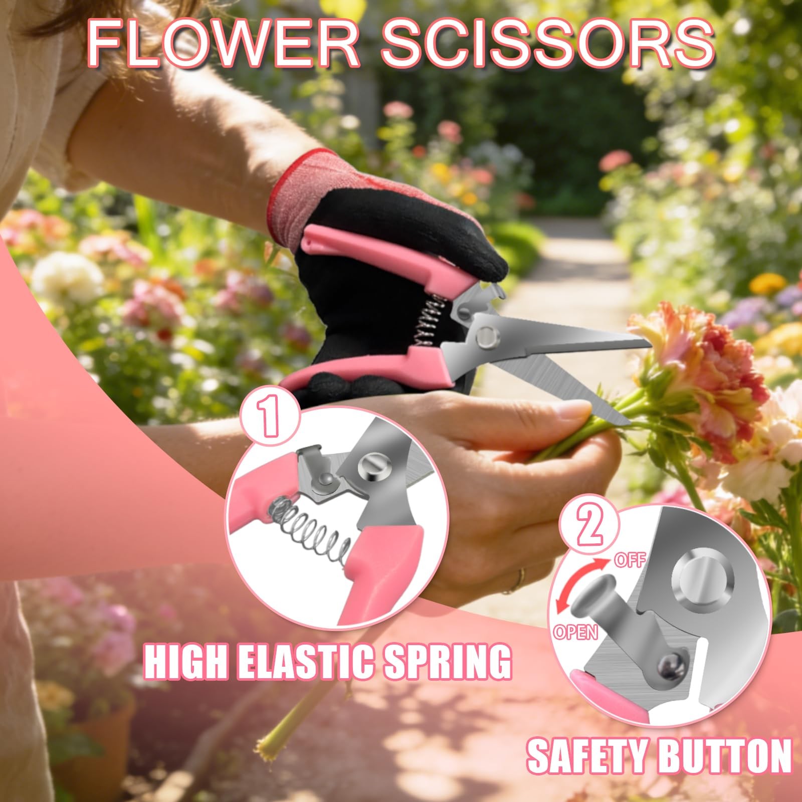 Rose Thorn Stripper Tool Set Flower Thorn Remover for Weddings & Home Use