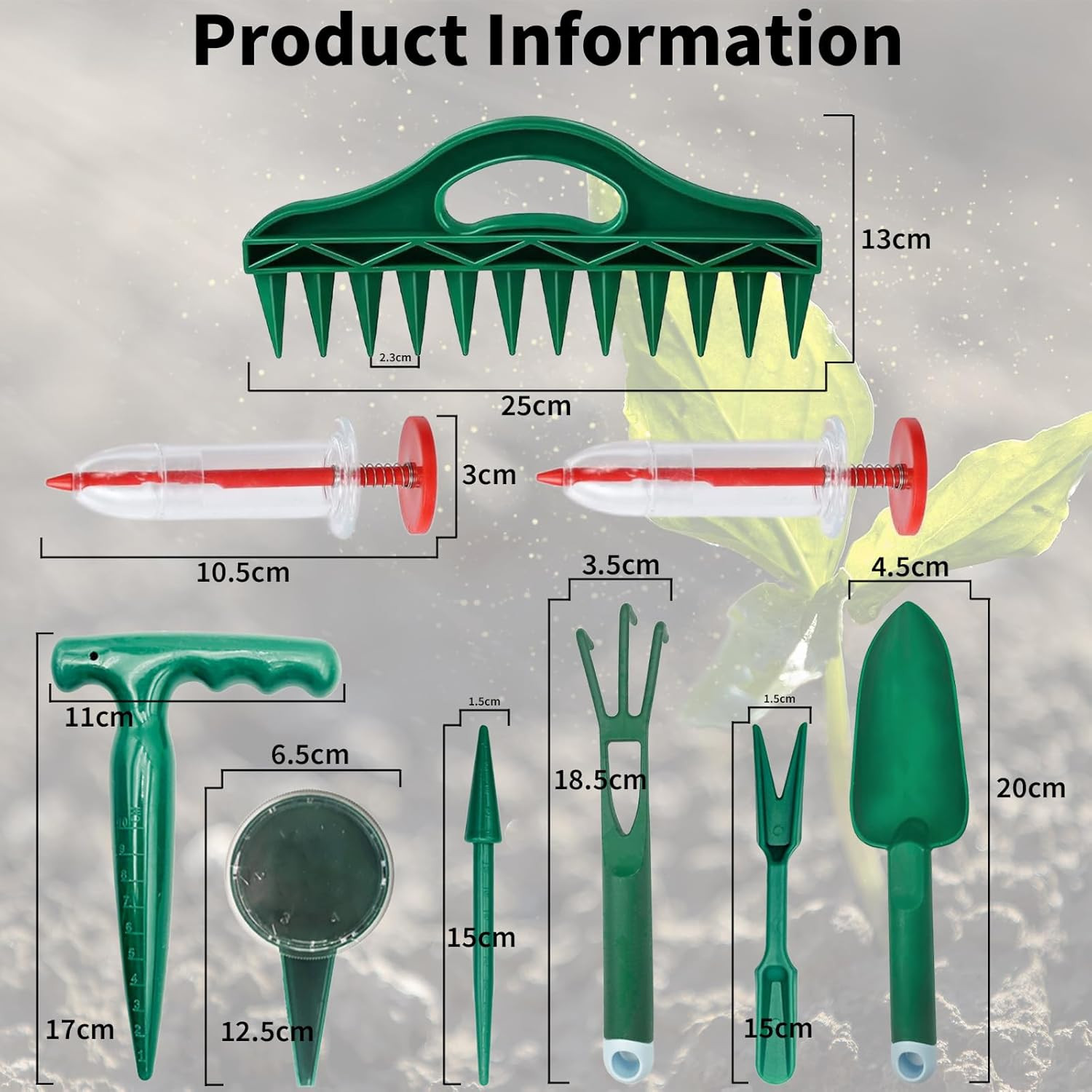 2026 Upgraded All-In-One Gardening Tool Kit: Thickened Repotting Mat, 12-Hole Pu