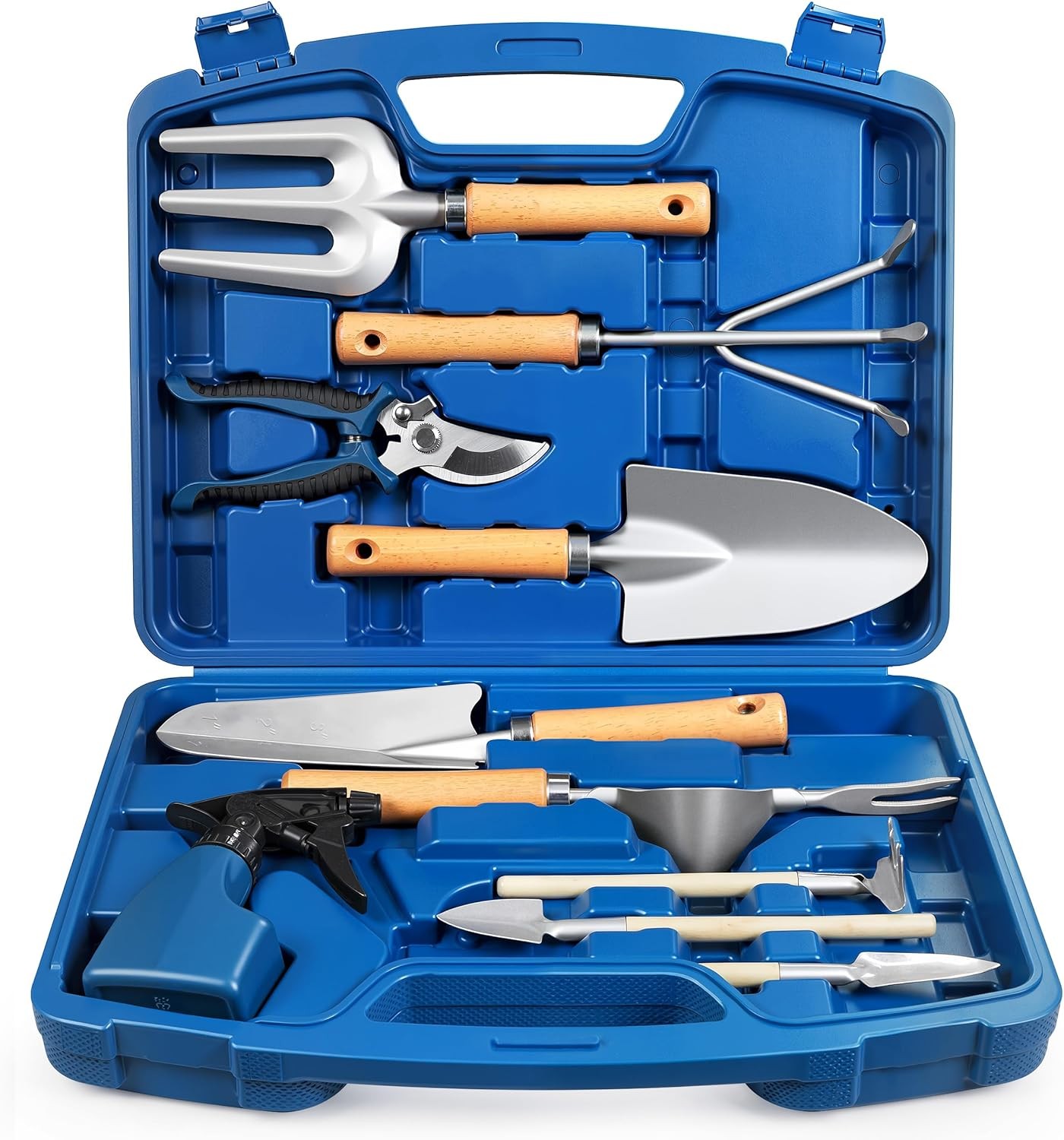 12Pcs Pink Garden Tool Set Heavy Duty Gardening Gifts for Women with Case Bag