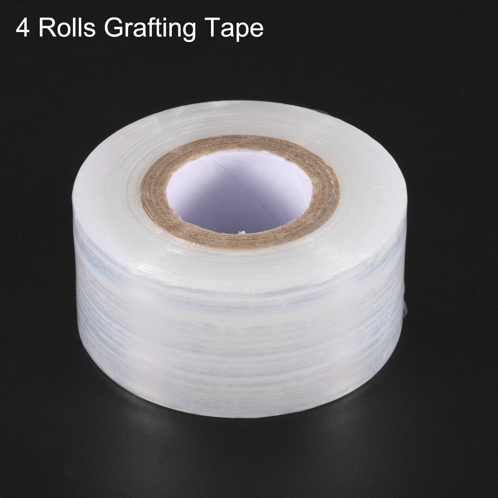 4pcs Fruit Tree Grafting Tape 3CM x 100M PVC Grafting Film for Plants, White