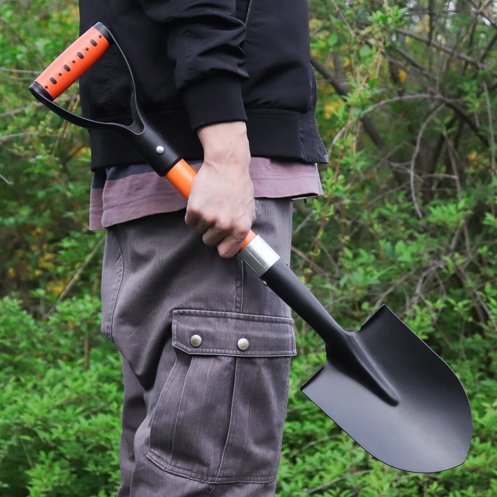Small Garden Shovel Mini Kids Digging Shovel with Overall Length 28 inches Sh…