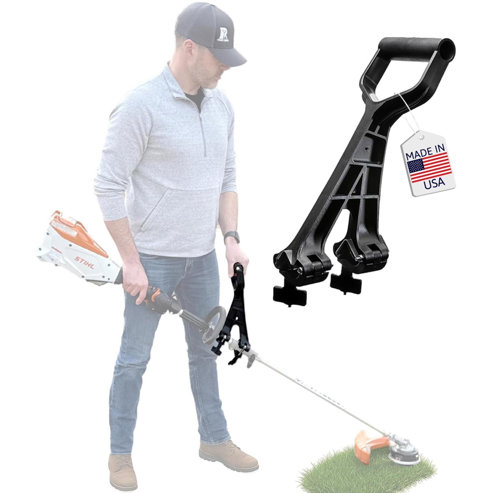 Universal Handle Attachment for Weedeater, String Trimmer & Gardening Tools | Er