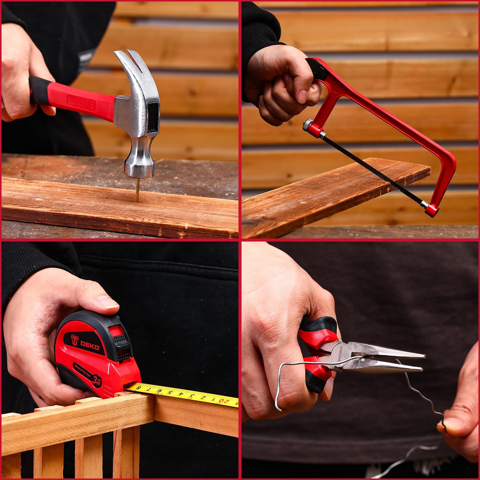 Dekopro Drill Tool Settool Kit 12V Power Cordless Drill Hand Repair Tools Drill
