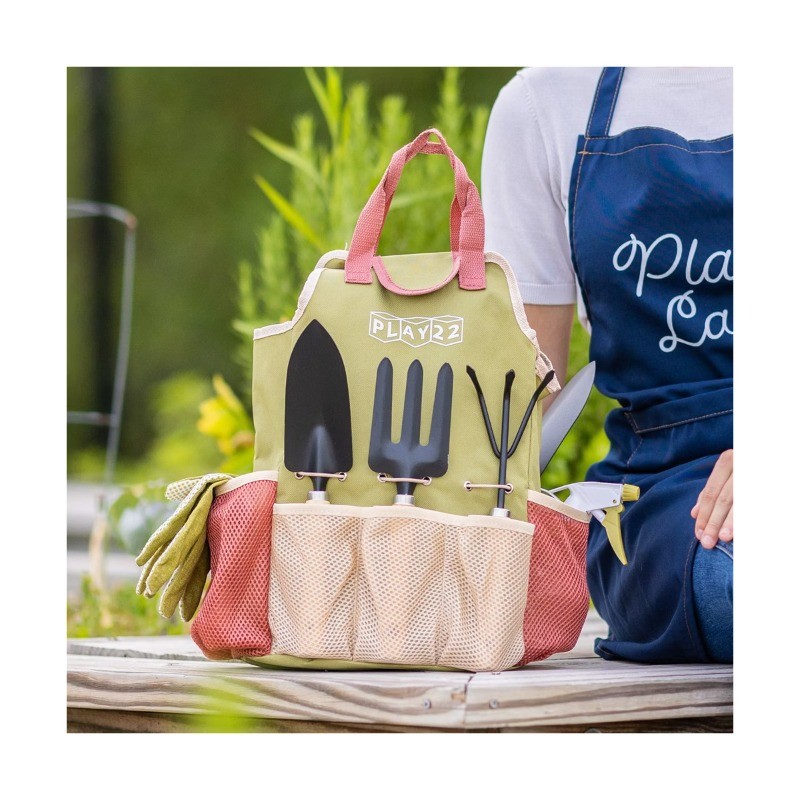 Gardening Tools Set of 10Pieces – Complete Garden Tool Kit Comes with Bag,Gloves
