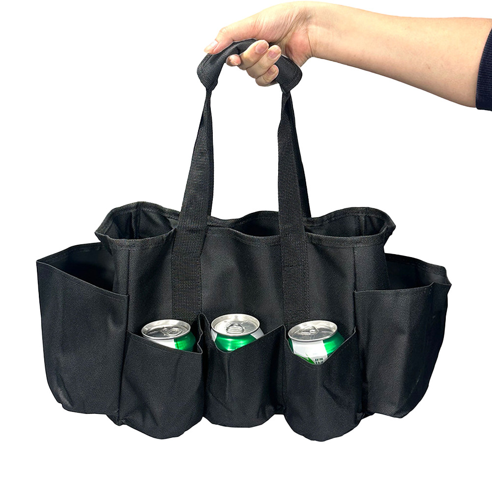 Tool Storage Bag for Gardeners and For Car Detailers 45x30x21cm Black Oxford