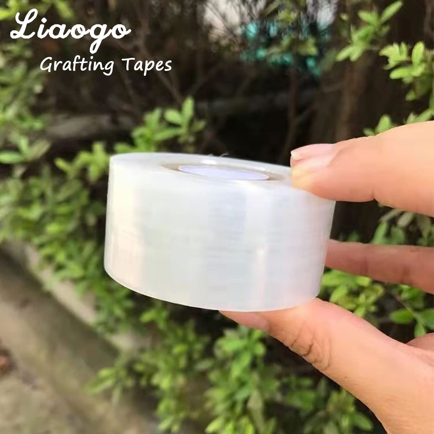Grafting Tape Film for Plants, 2 Pack Stretchable Garden White