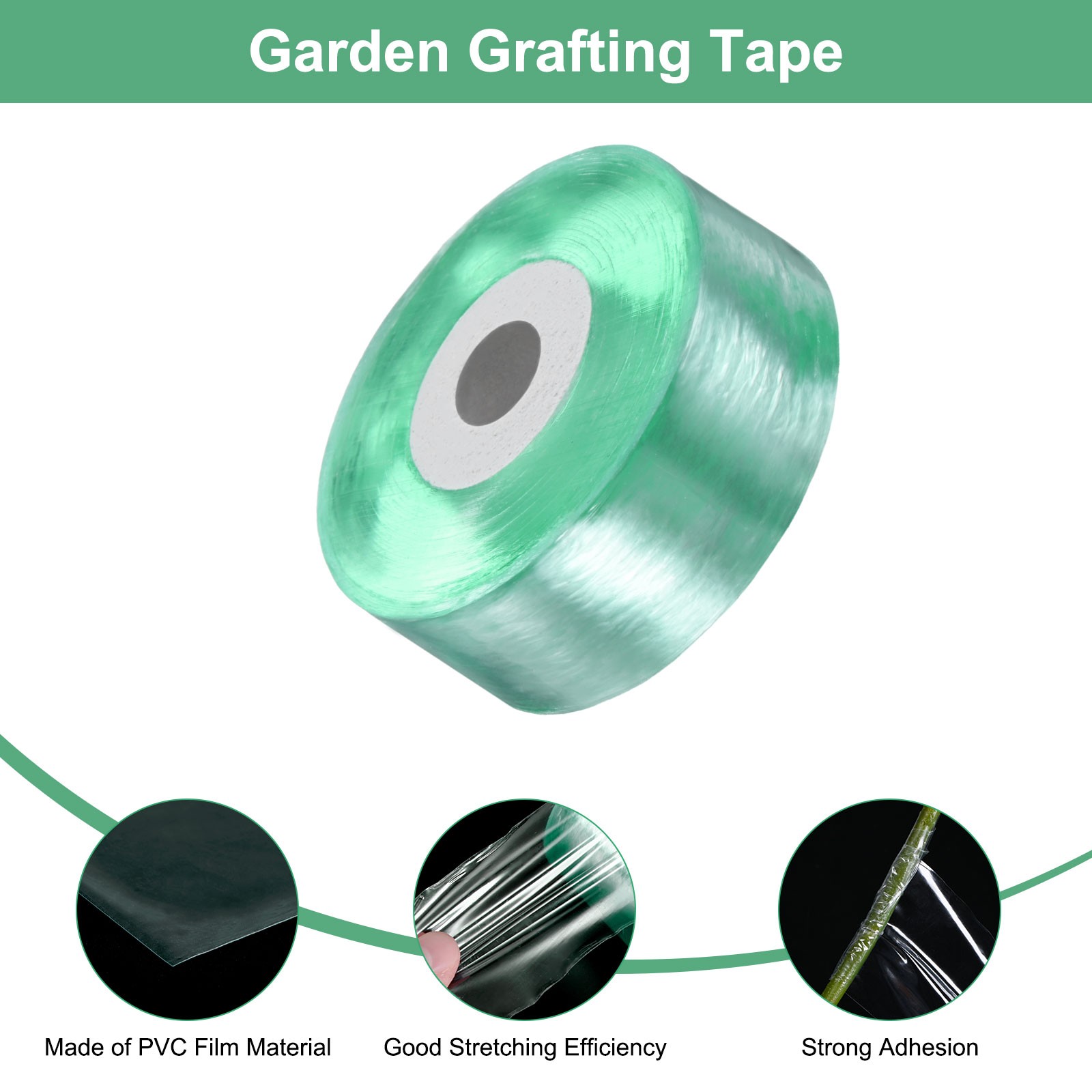 2-Pack Grafting Tape, 131yards x 0.8″( L x W) Tree Grafting Tape Per Pack