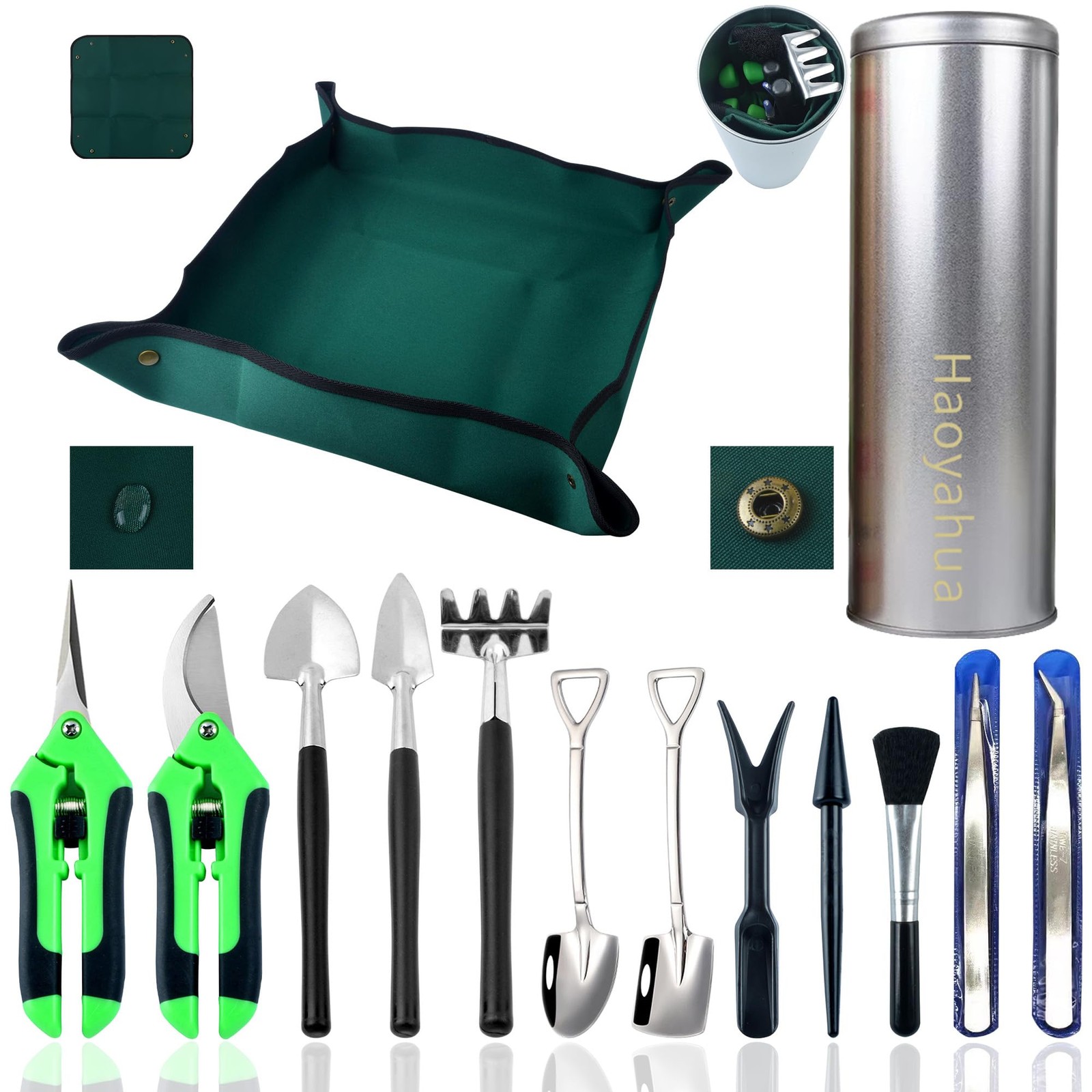 14-Piece Succulent Tool Set Mini Hand Transplanting for Miniature Gardening