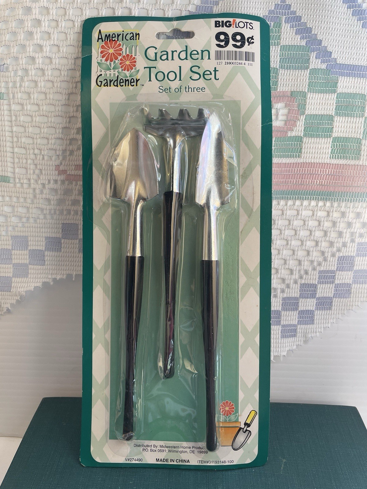 Vintage Mini Garden Tool Set NOS American Gardener Big Lots Sealed