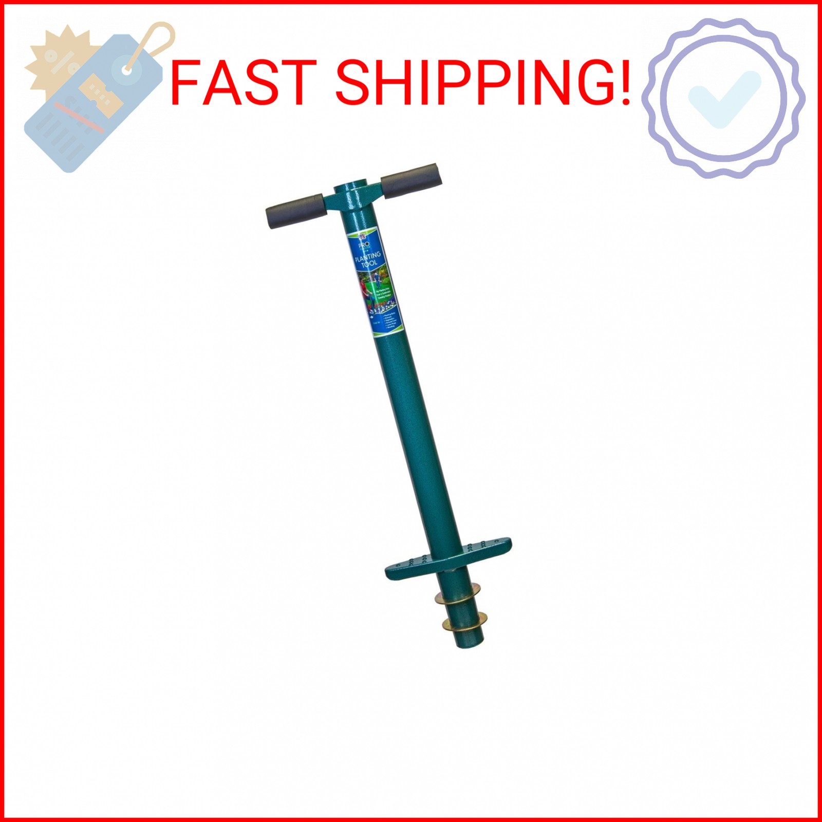ProPlugger 5-IN-1 Lawn Tool and Garden Tool, Bulb Planter, Weeder, Sod Plugger,