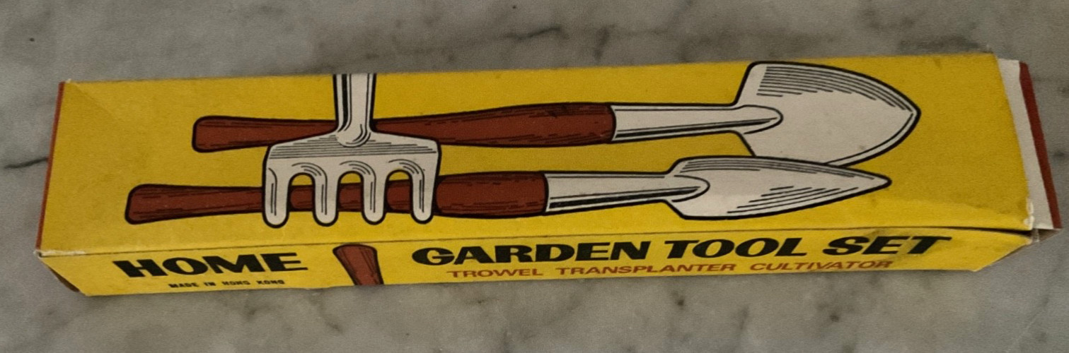 Vtg Home Garden Tool Set For Indoor Plants & Flowers 3 Pc New in Box – Hong Kong