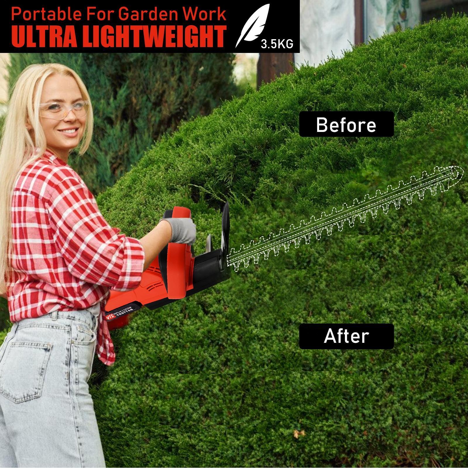 Hedge Electric Machine Rechargeable, Home Pruning Trimmer, Multi-functional,