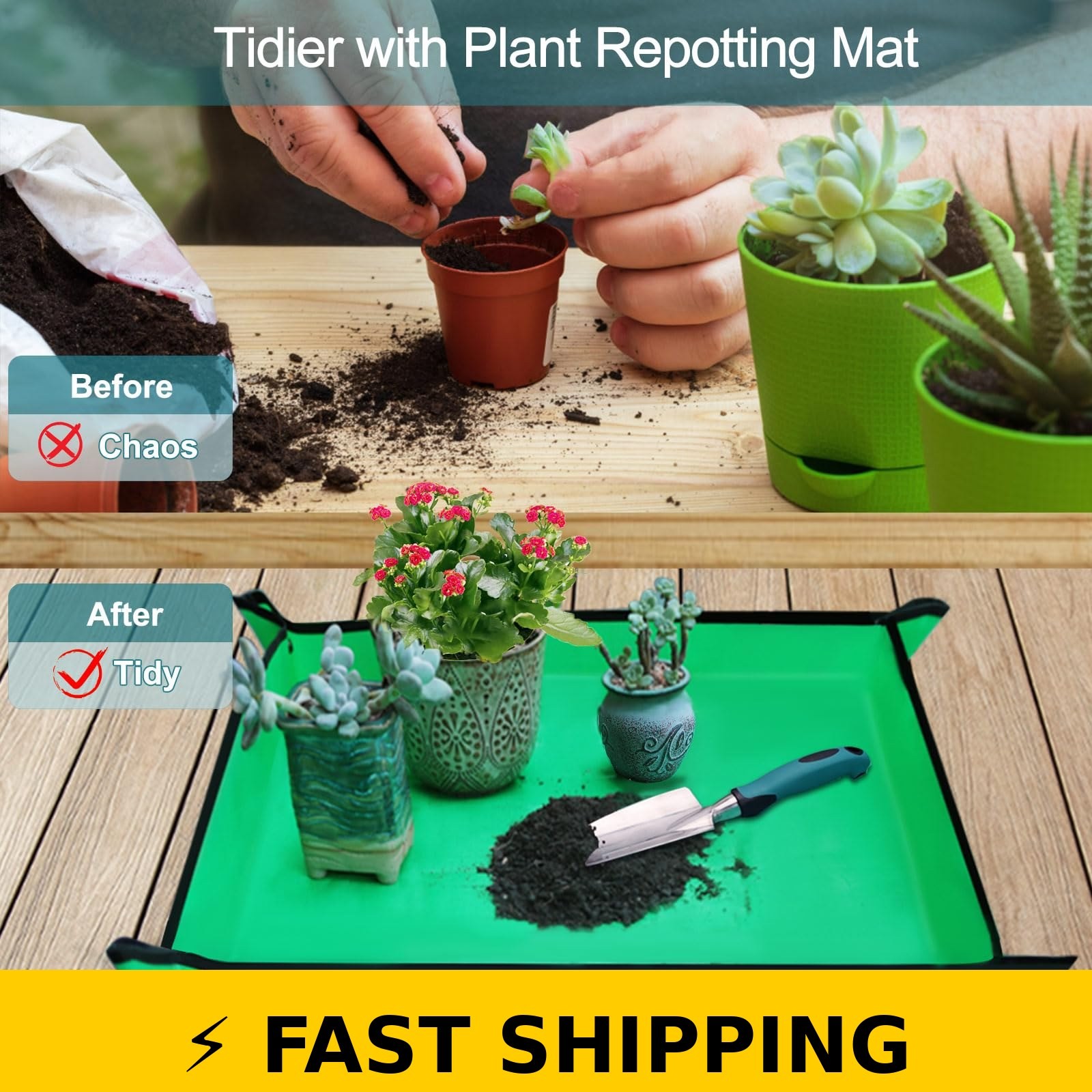 Kynup Gardening Tools Set with Hand Shovel, Trowel, Rust Resistant