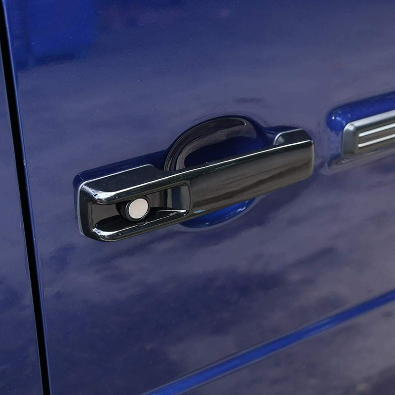Gloss Black Outside Exterior Door Handle Protector Cover Trim for G-Class4674