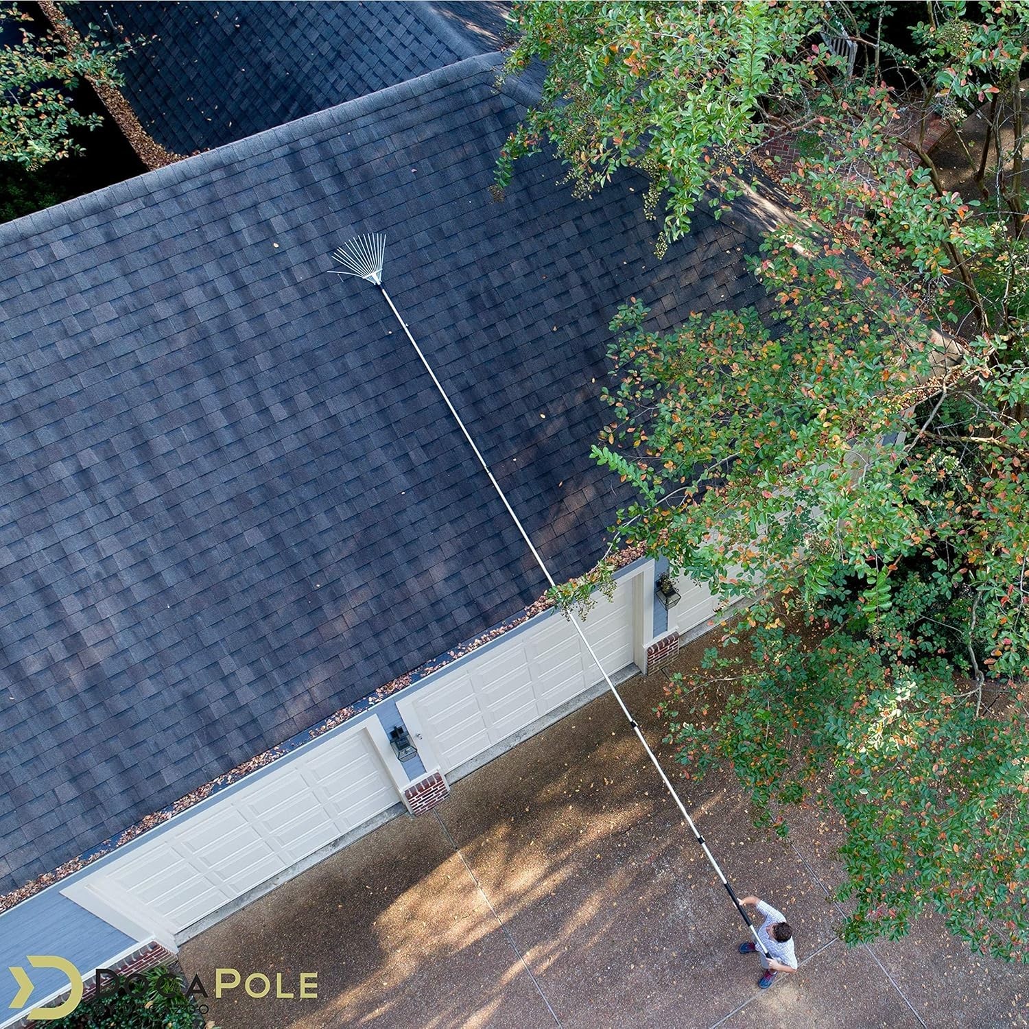 Efficient Dual-Use Roof Rake Head for DocaPole – Lightweight & Easy to Store