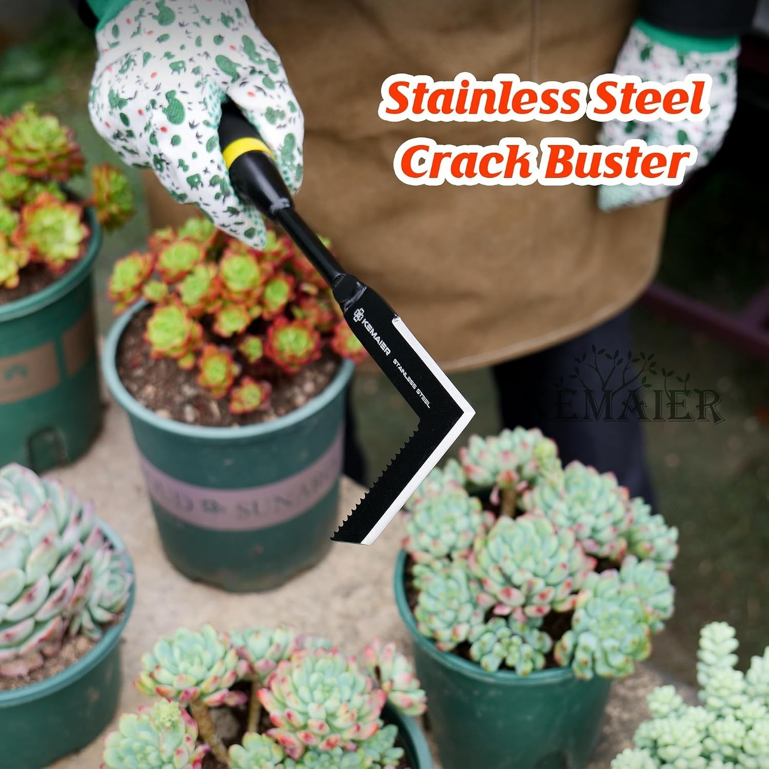 5-Piece Stainless Steel Garden Tool Set – Unbreakable and Ergonomic