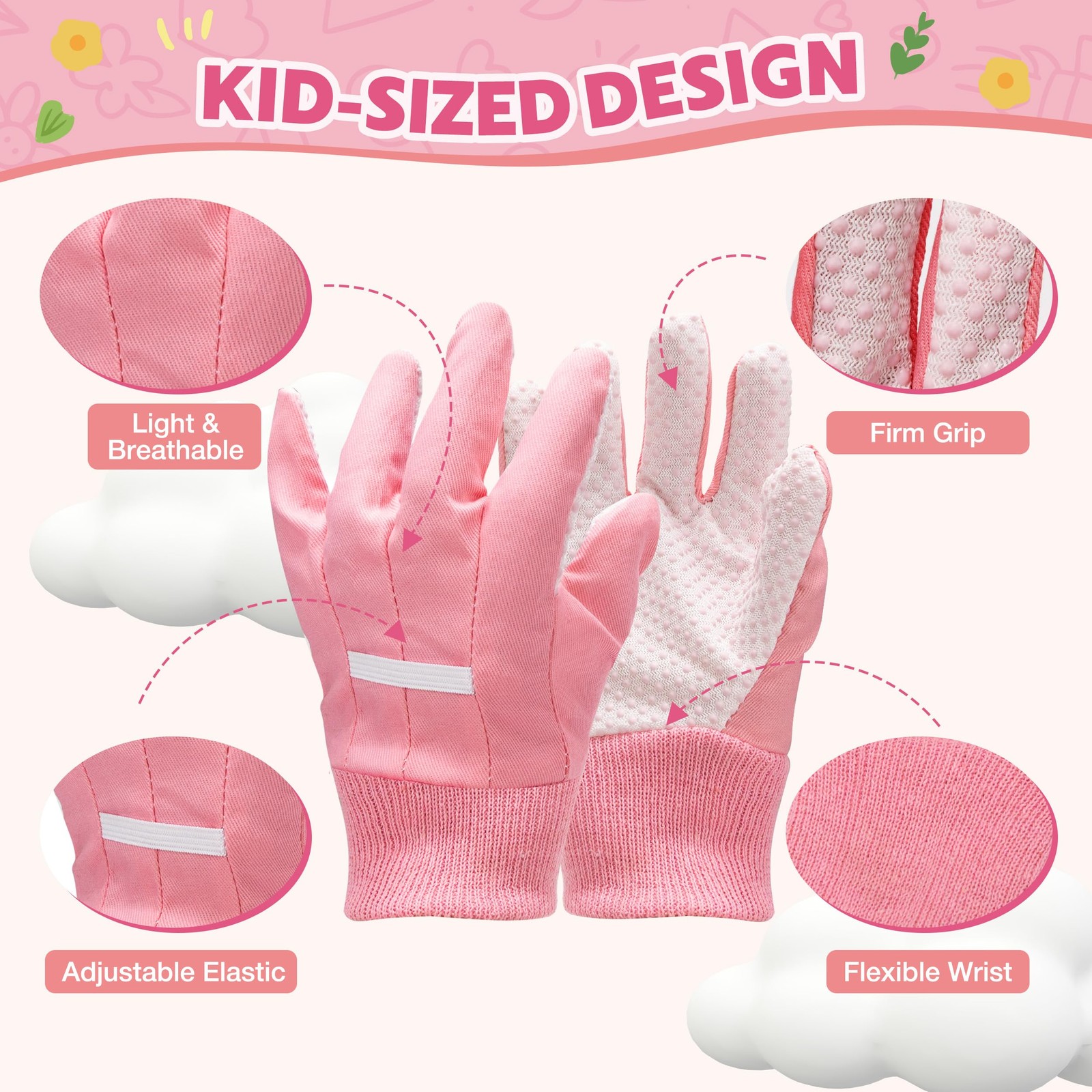 SHALL Kids Gardening Set, New Garden Tools Kit for Toddler Boys Girls Includes