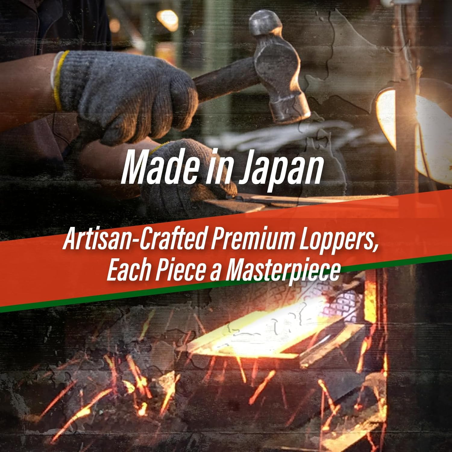 Bypass Hand Loppers 25″ – Professional Japanese Branch Cutter Lightweight Compac