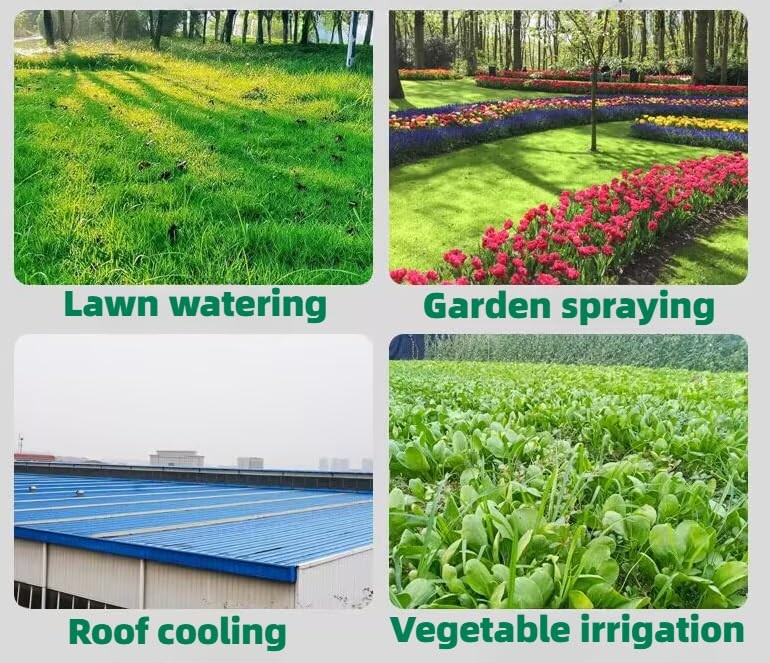 75FT PVC Soaker Hose for Garden Irrigation with Double Connector and Holes