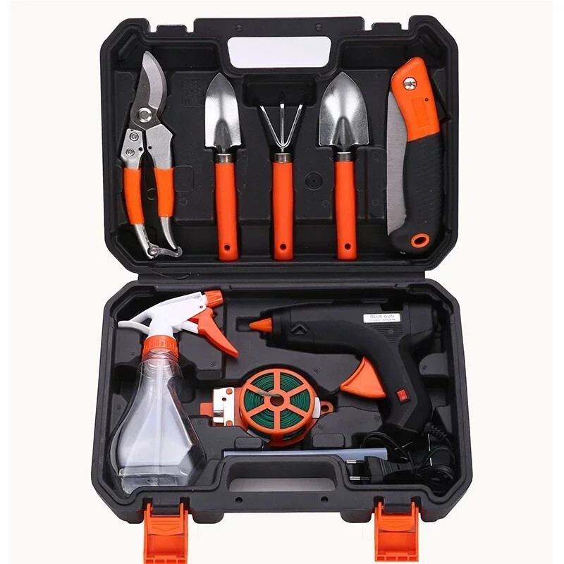 Hardware Toolbox Garden Gardening Combination Set Electric Heating Glue Gun