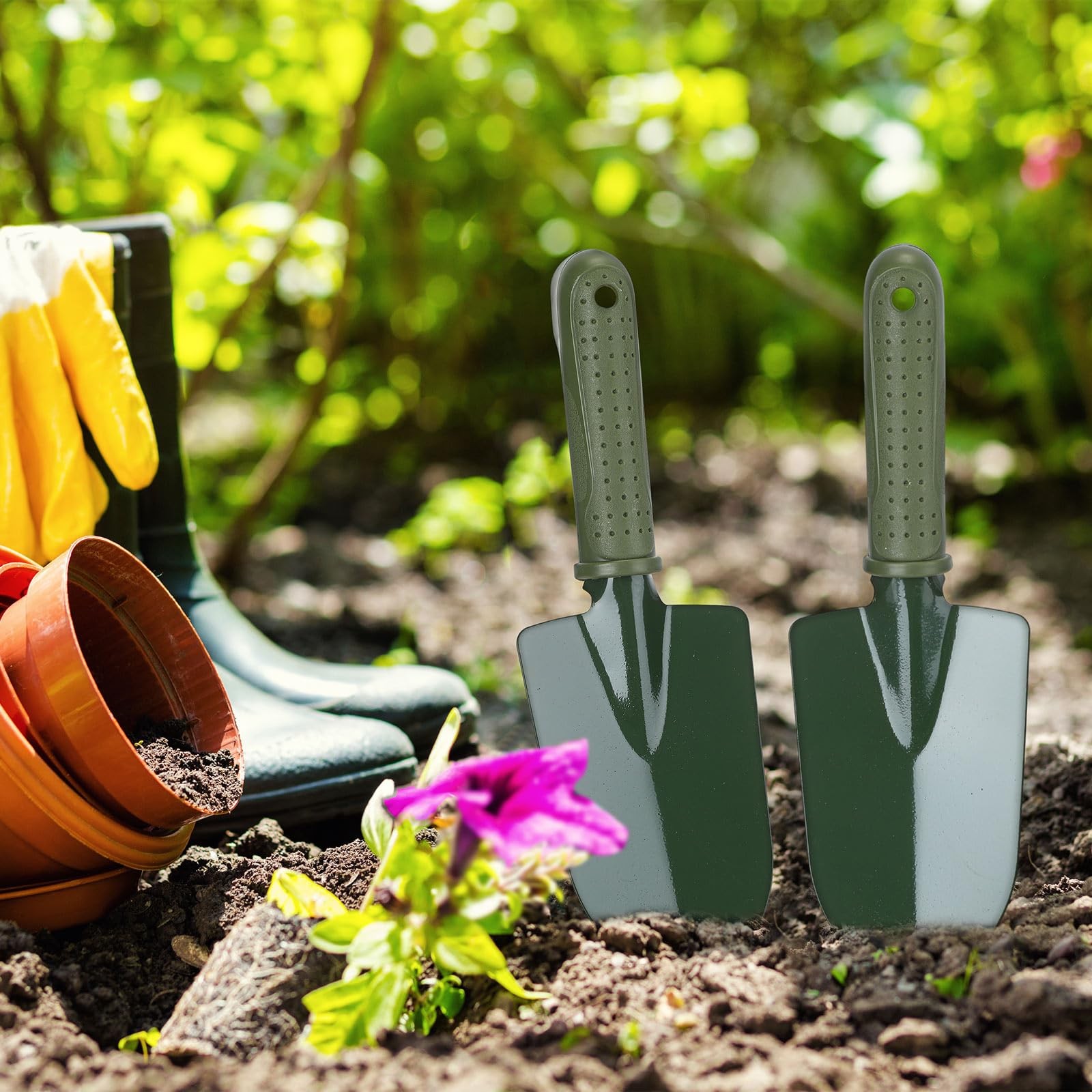 36 Pcs Garden Shovel Trowel Gardening Hand Tools Small Hand Shovels for Diggi…